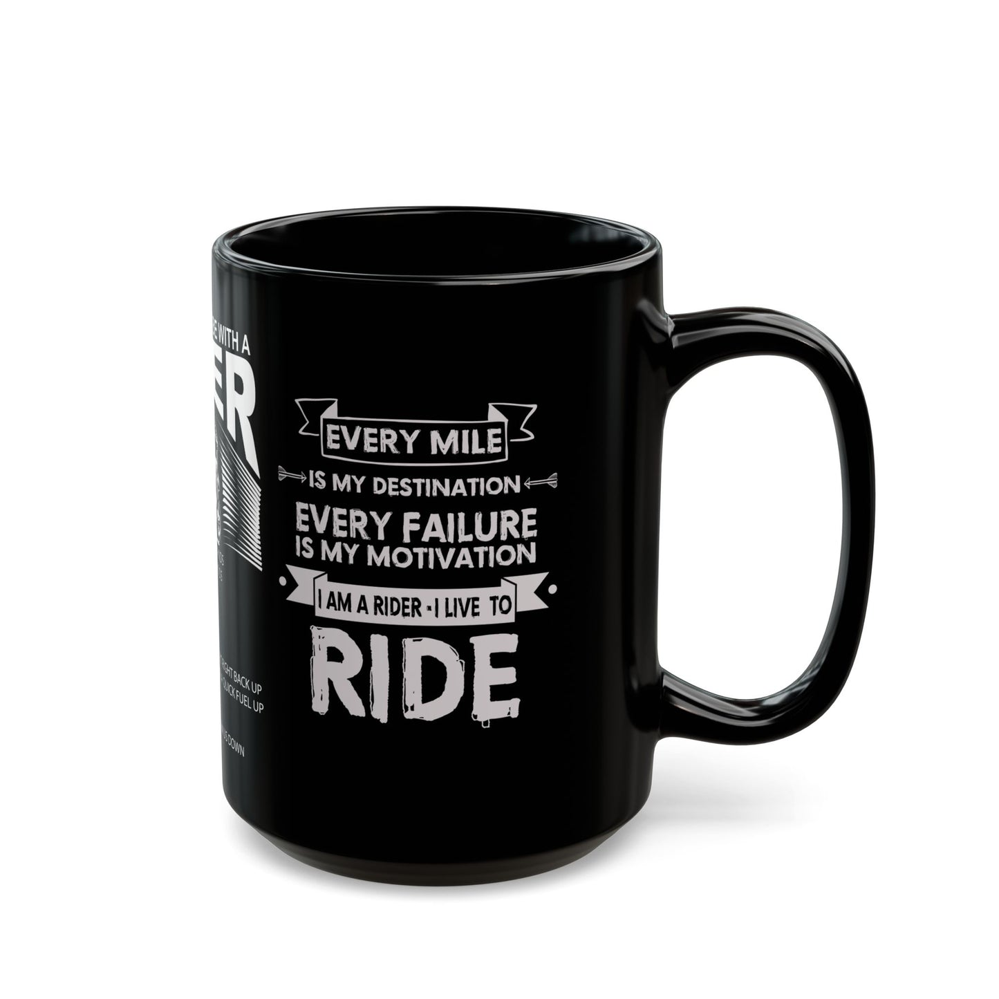 10 Reasons To Be With A Biker - Black Mug (11oz, 15oz)