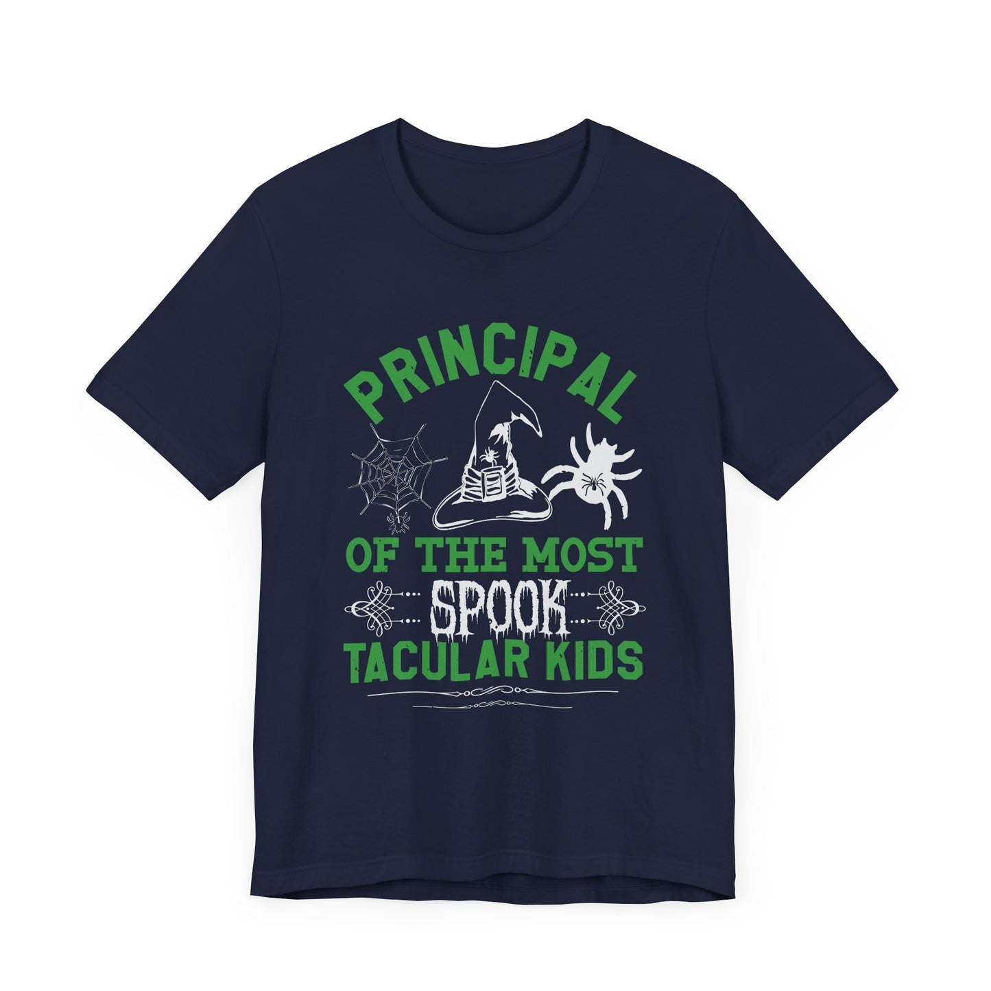 Principal of the Most Spook-Tacular Kids - Unisex Jersey Short Sleeve Tee - 12484