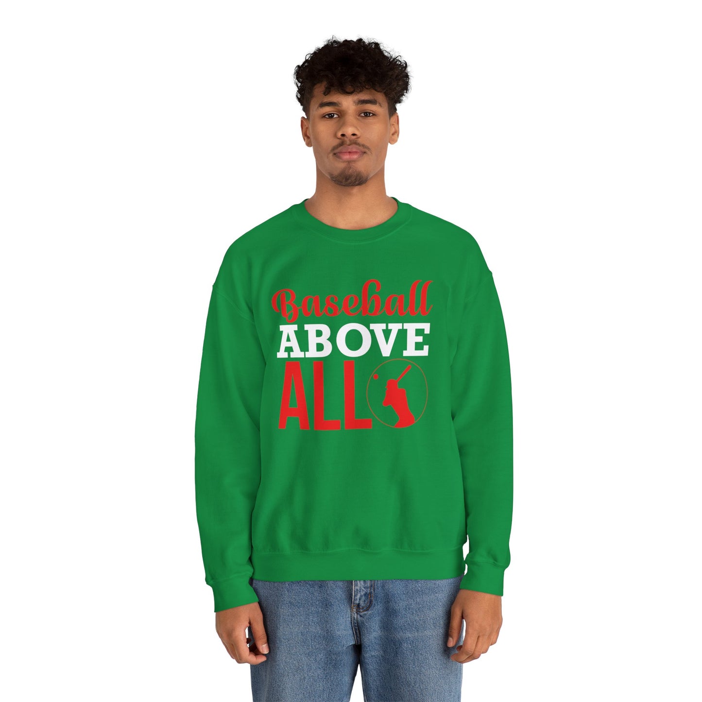 Baseball Above All - Unisex Heavy Blend™ Crewneck Sweatshirt