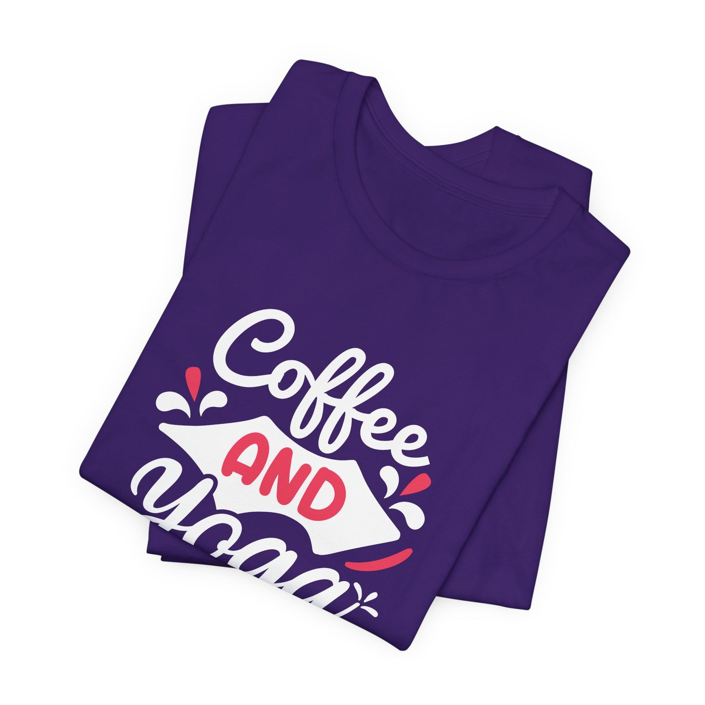 Coffee & Yoga - Unisex Jersey Short Sleeve Tee - 12412