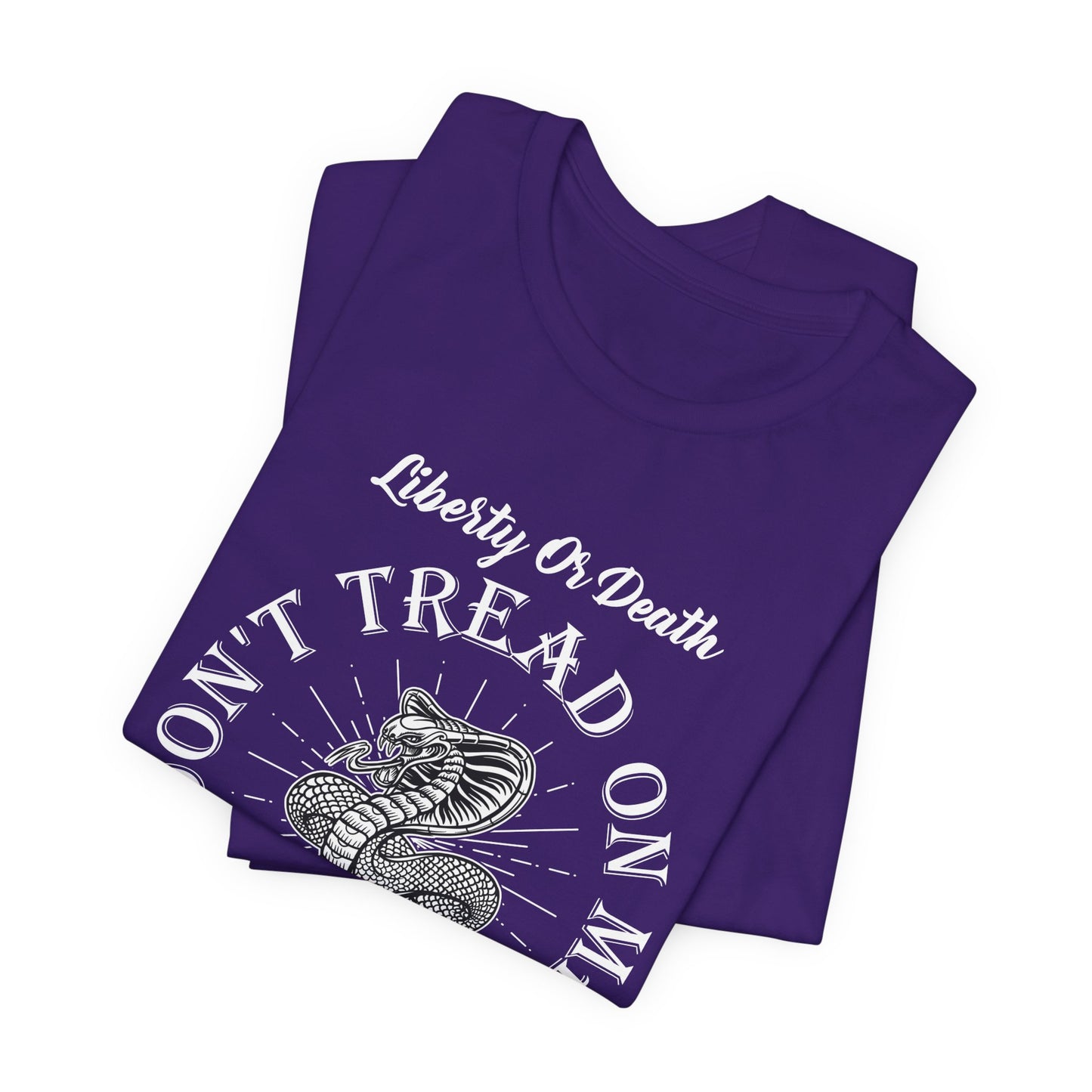 Don't Tread on Me Tee, Unisex Liberty & Death Shirt, Casual Gift, 4th of July Apparel, Patriot T-Shirt - 13656