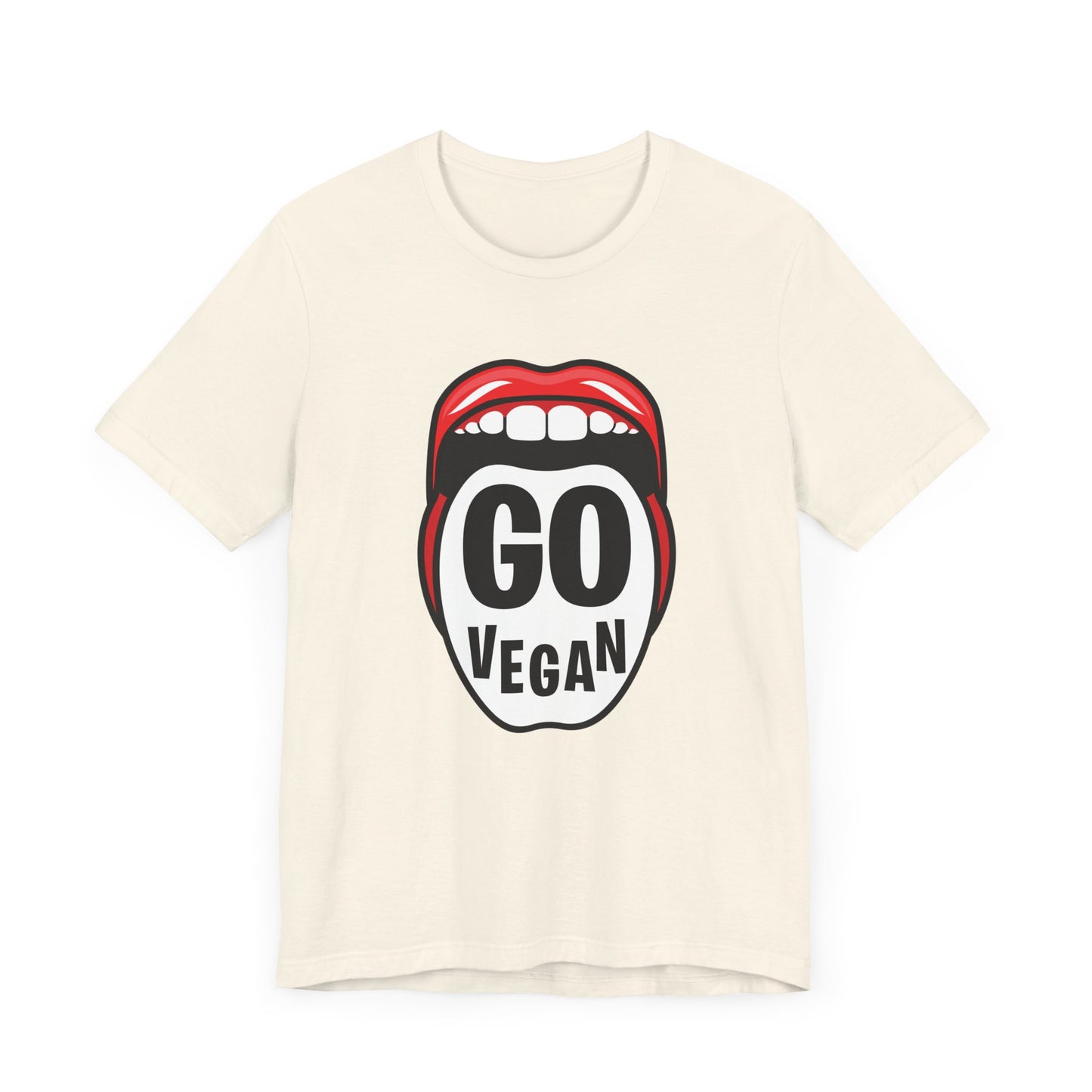 Go Vegan - Unisex Jersey Short Sleeve Tee