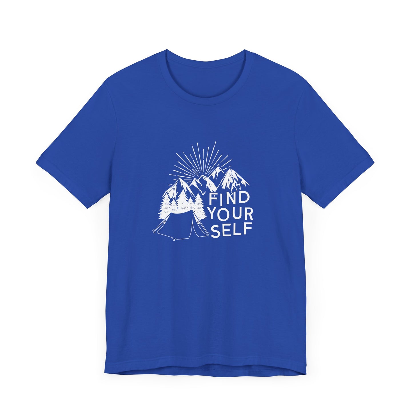 Camping: Find Yourself - Unisex Jersey Short Sleeve Tee