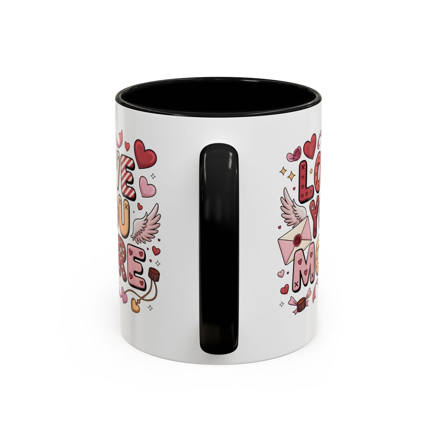 Love You More – Personalized Valentine’s Coffee Mug | Custom Romantic Gift —  (11/15 oz) - 14743