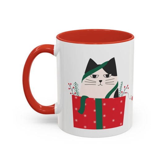 Meowy Christmas - Accent Coffee Mug (11, 15oz) - 10905