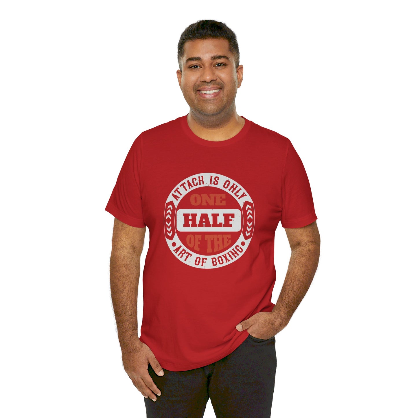 Attack Is Only One Half of the Art of Boxing - Unisex Jersey Short Sleeve Tee