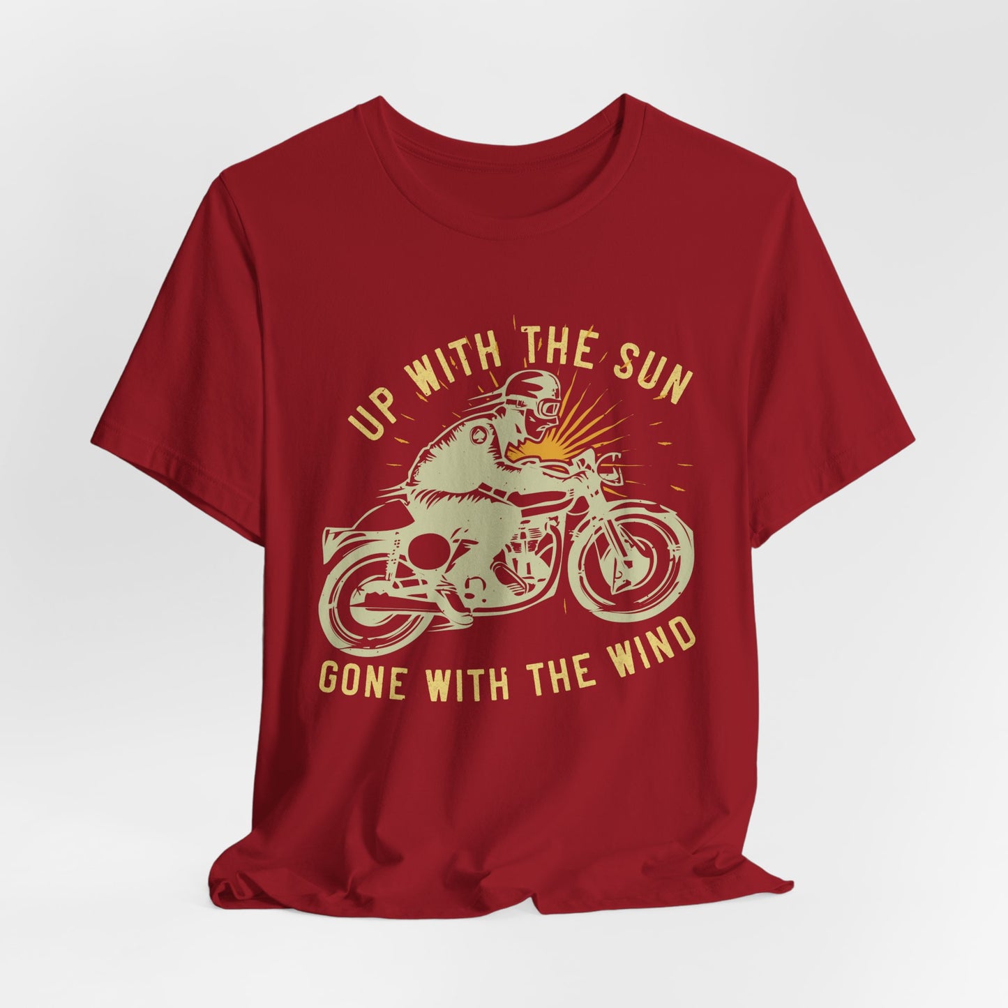 Up with the Sun, Gone with the Wind - Unisex Jersey Short Sleeve Tee - 13958