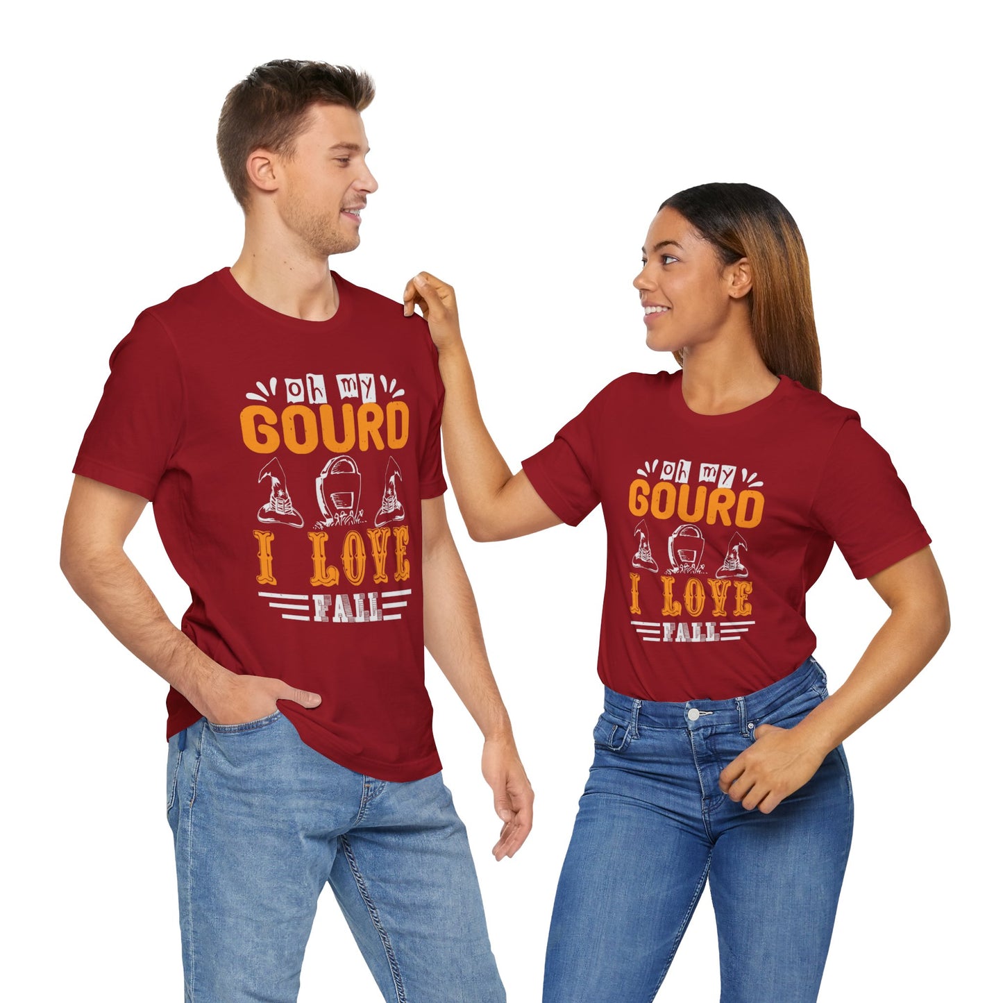 Oh My Gourd, I Love Fall - Unisex Jersey Short Sleeve Tee