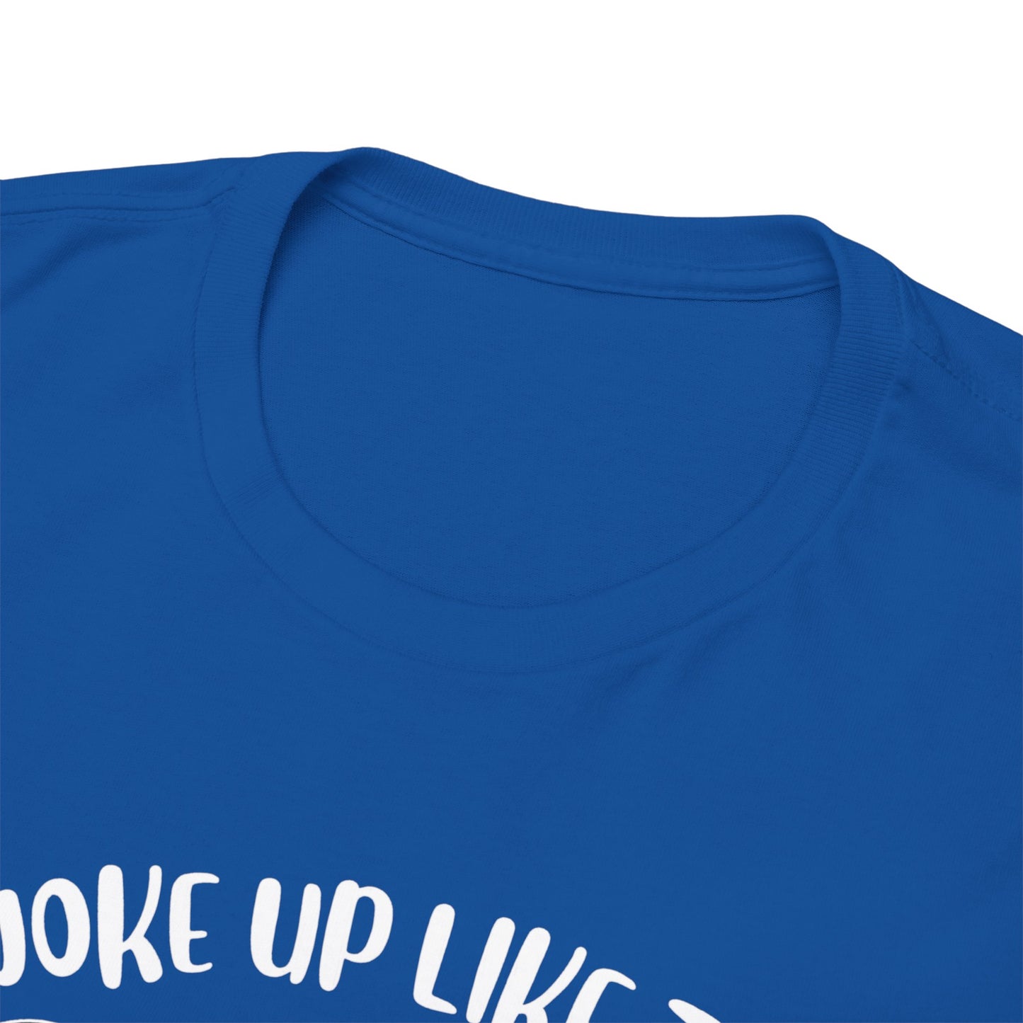 Funny Grumpy Cat T-Shirt – “I Woke Up Like This… Unfortunately” Graphic Tee- 14843