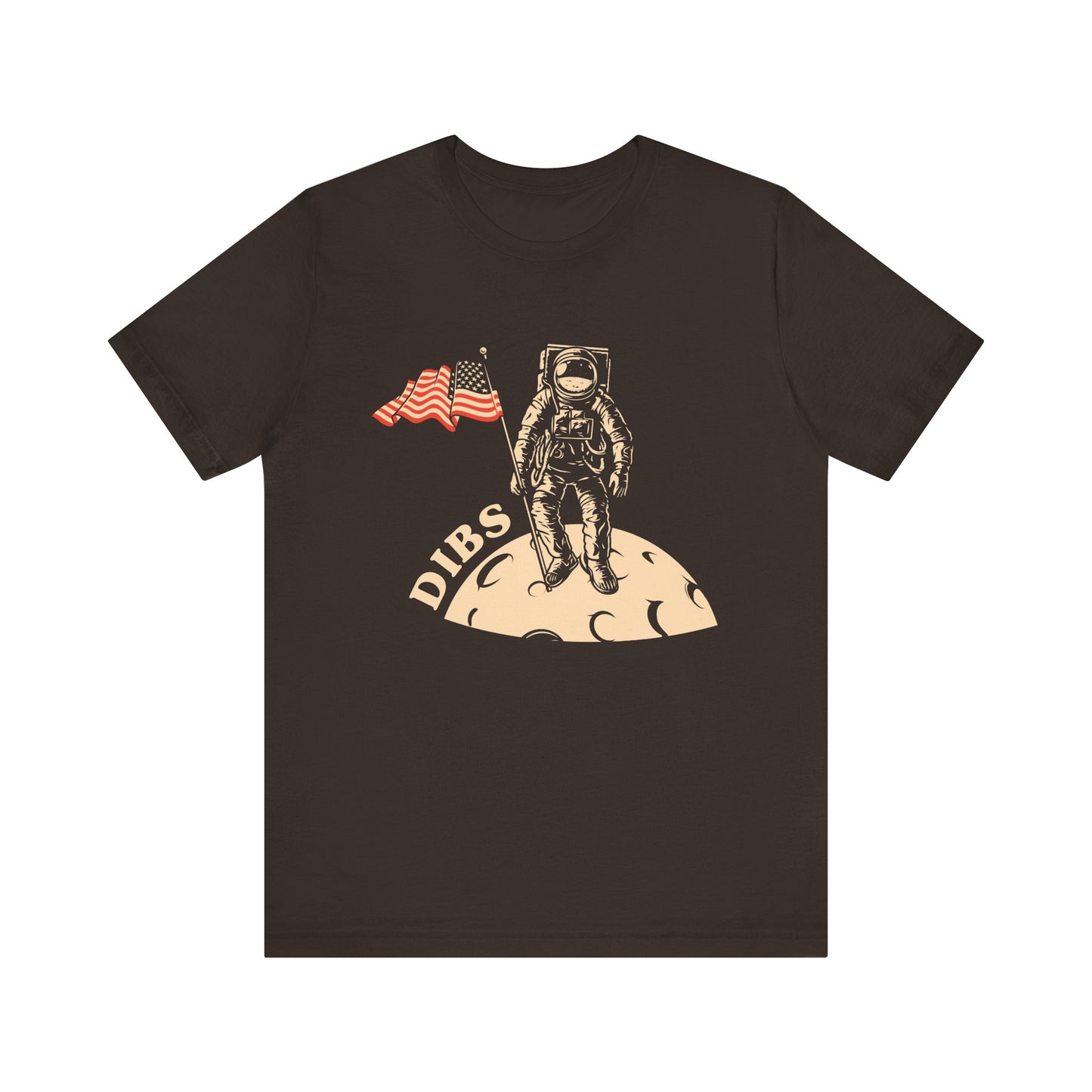 US, July 4th,  Astronaut Adventure Tee - DIBS on the Moon, Space Lover Shirt,  Unisex Astronaut Tee - 13737
