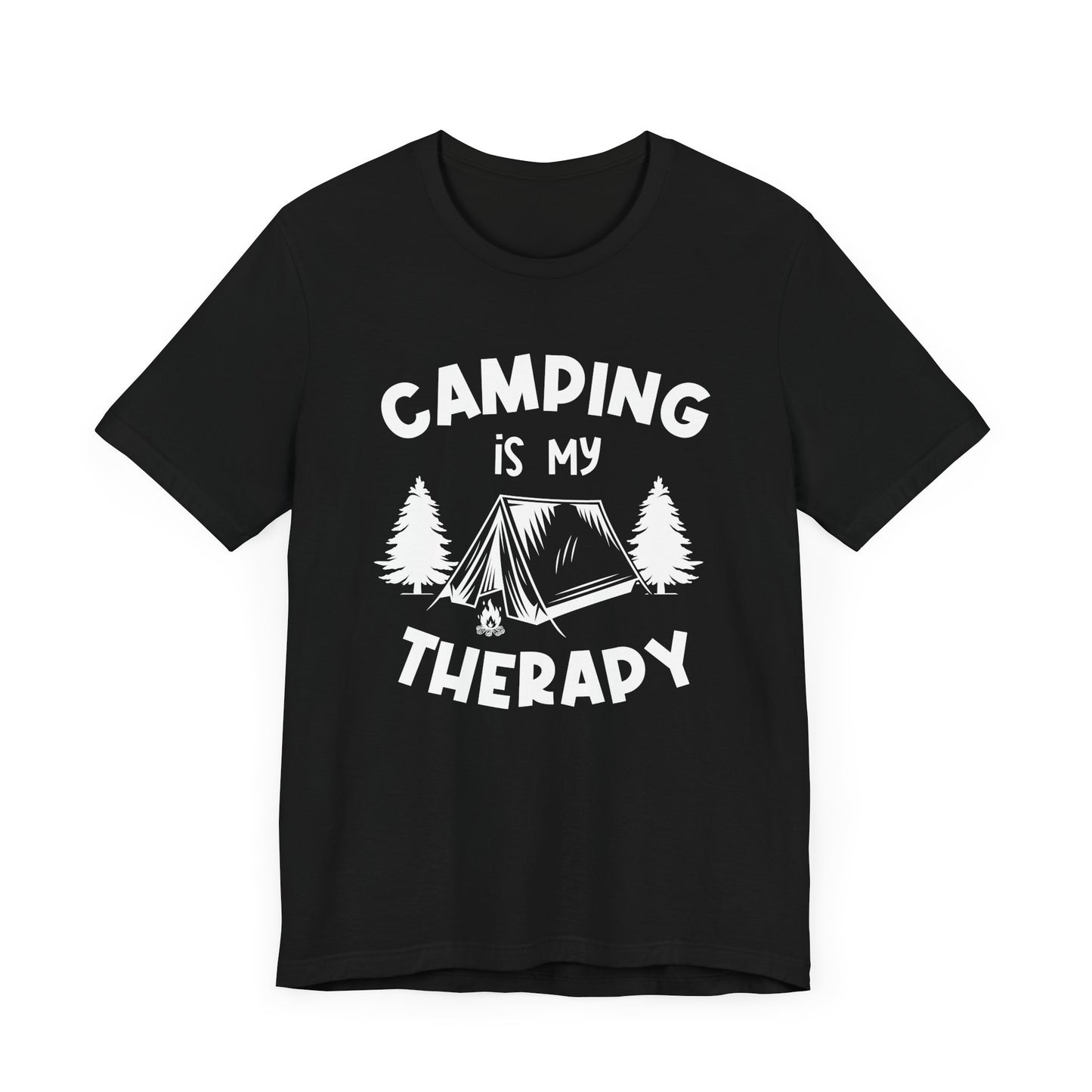 Camping Is My Therapy - Unisex Jersey Short Sleeve Tee - 12648