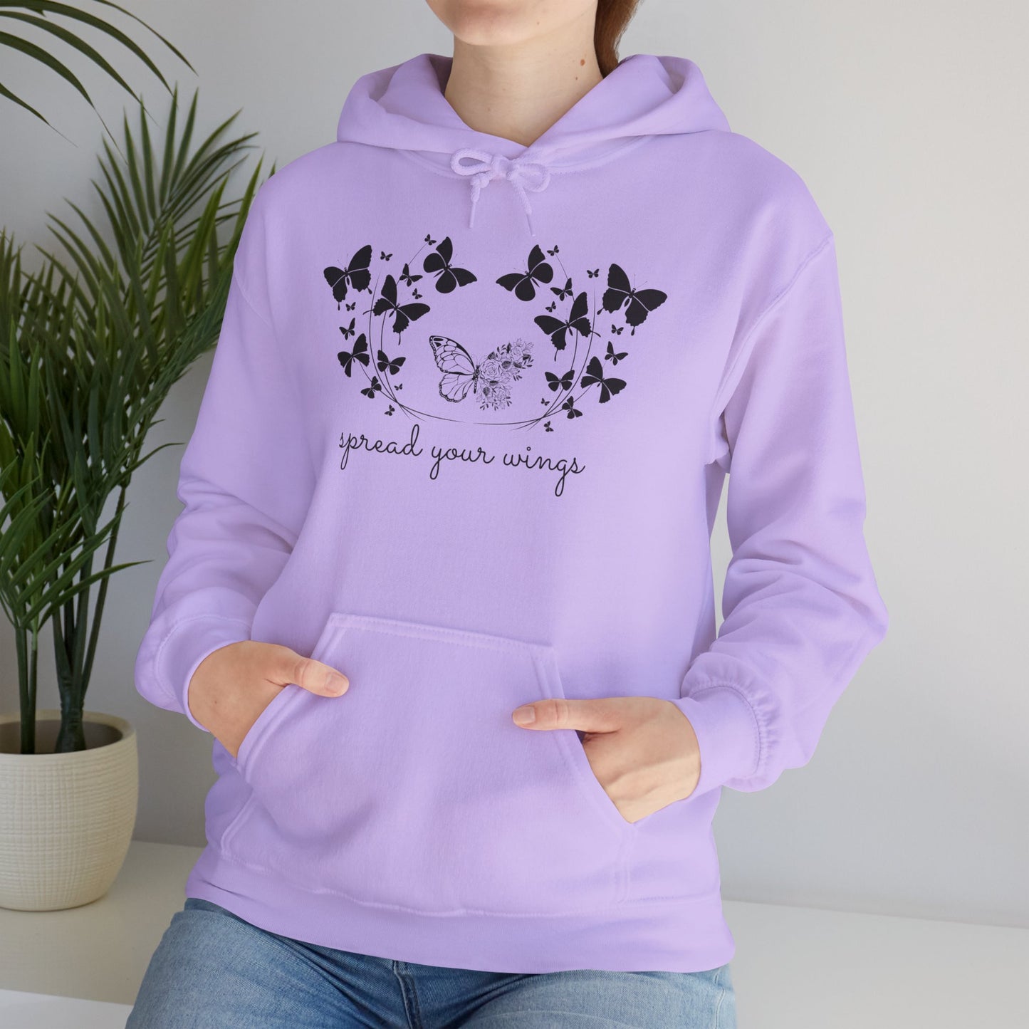 Butterfly, Spread Your Wings -  Unisex Heavy Blend™ Hooded Sweatshirt