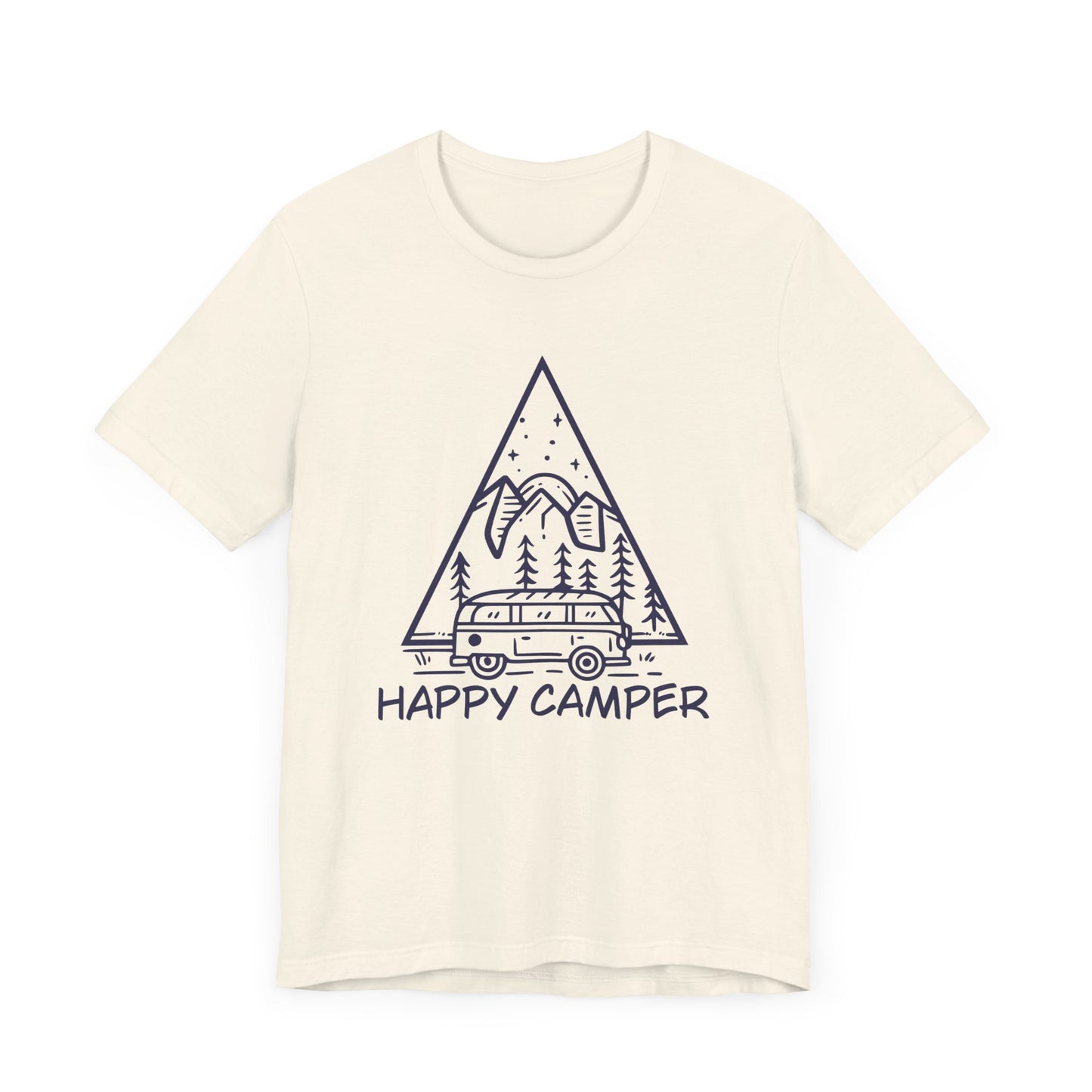 Happy Camper - Unisex Jersey Short Sleeve Tee