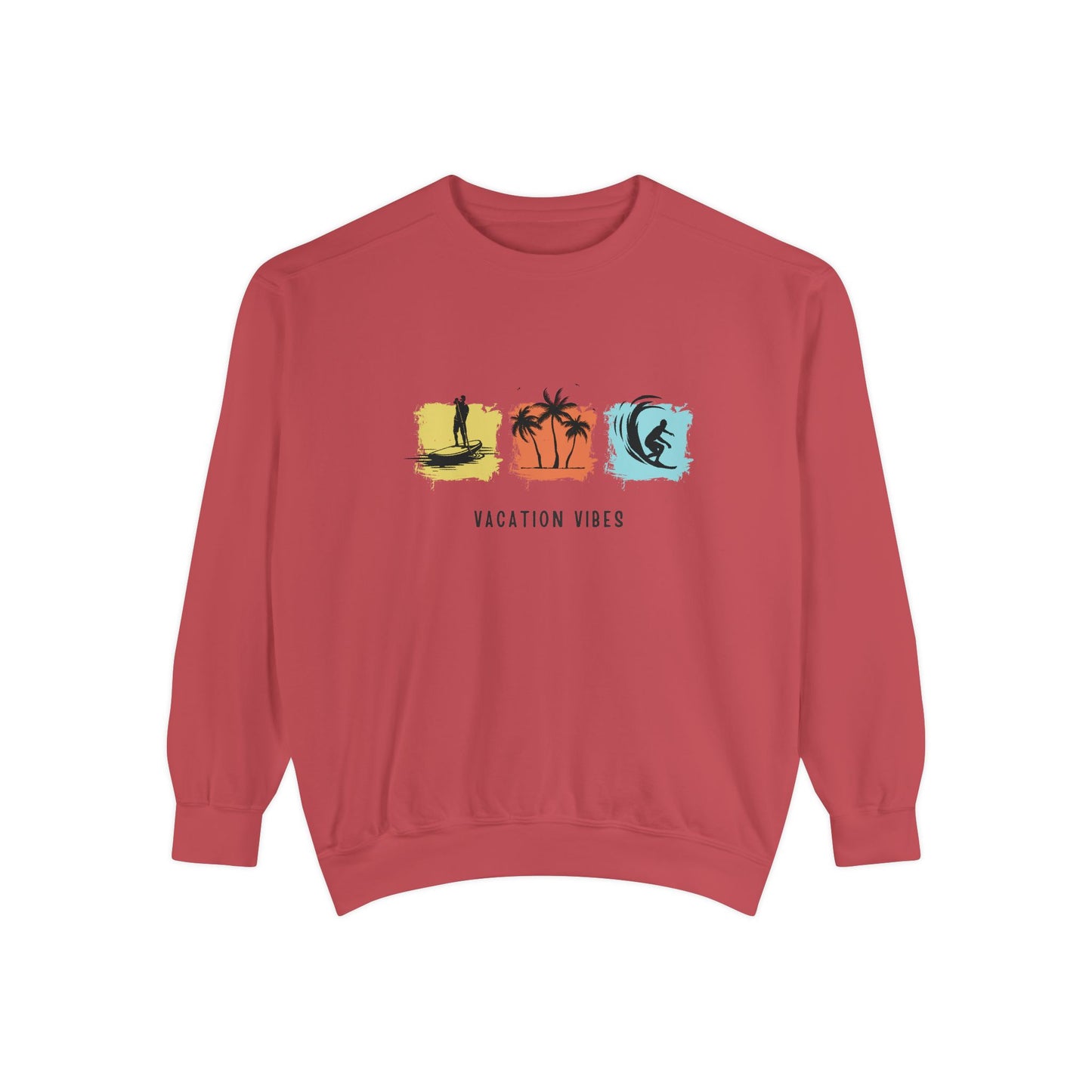 Vacation Vibes - Unisex Garment-Dyed Sweatshirt - 10485