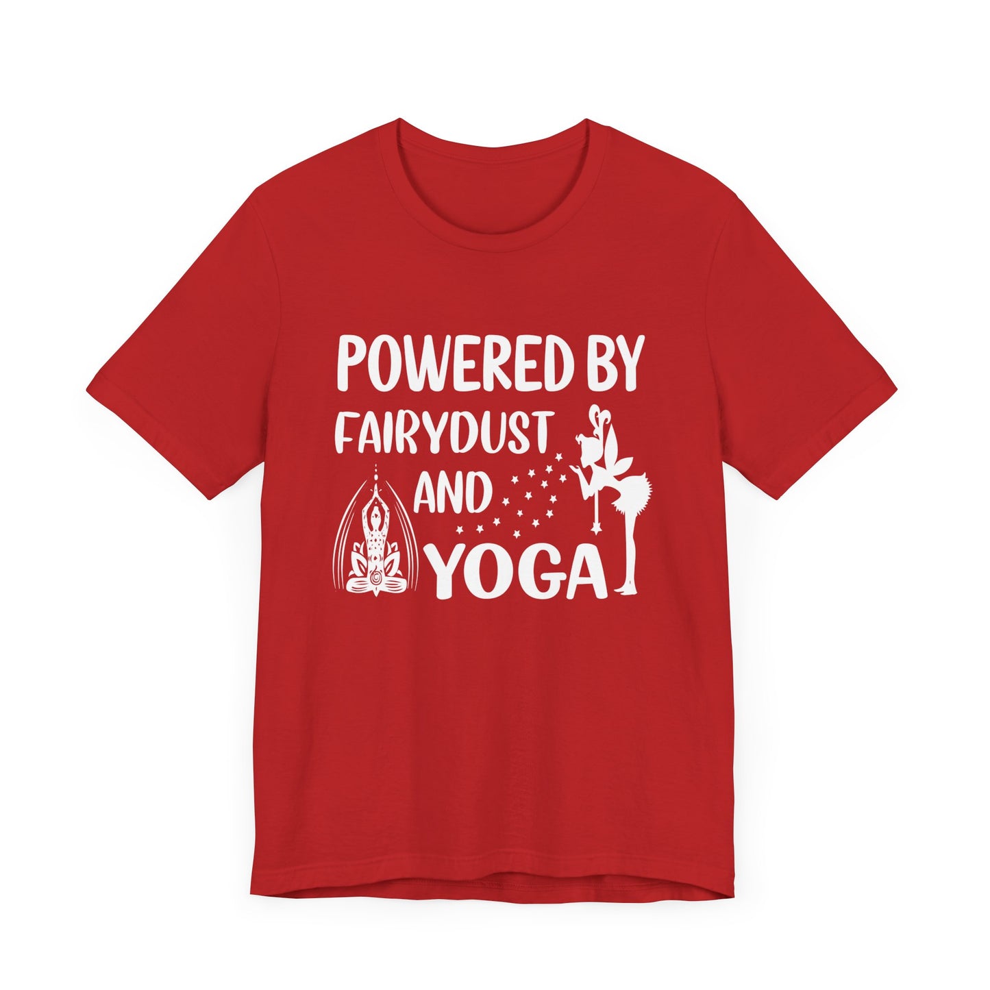 Powered By Fairydust & Yoga - Unisex Jersey Short Sleeve Tee