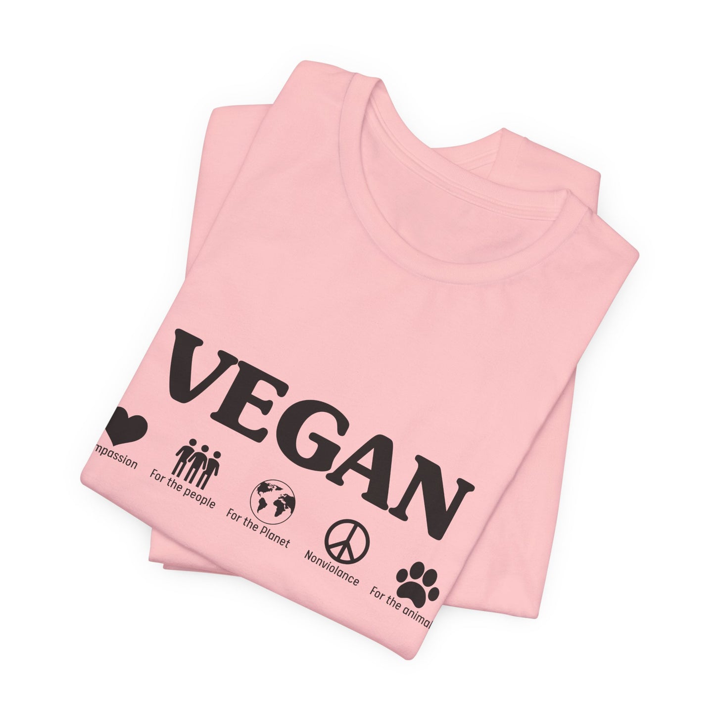 Vegan - Unisex Jersey Short Sleeve Tee