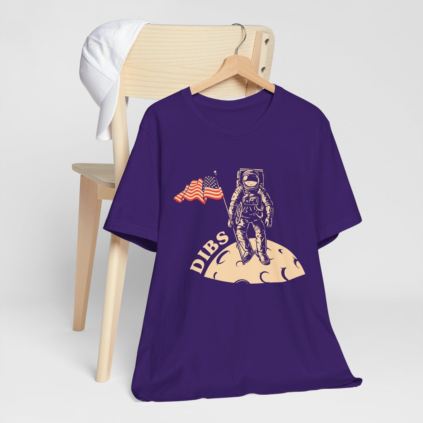 US, July 4th,  Astronaut Adventure Tee - DIBS on the Moon, Space Lover Shirt,  Unisex Astronaut Tee - 13737