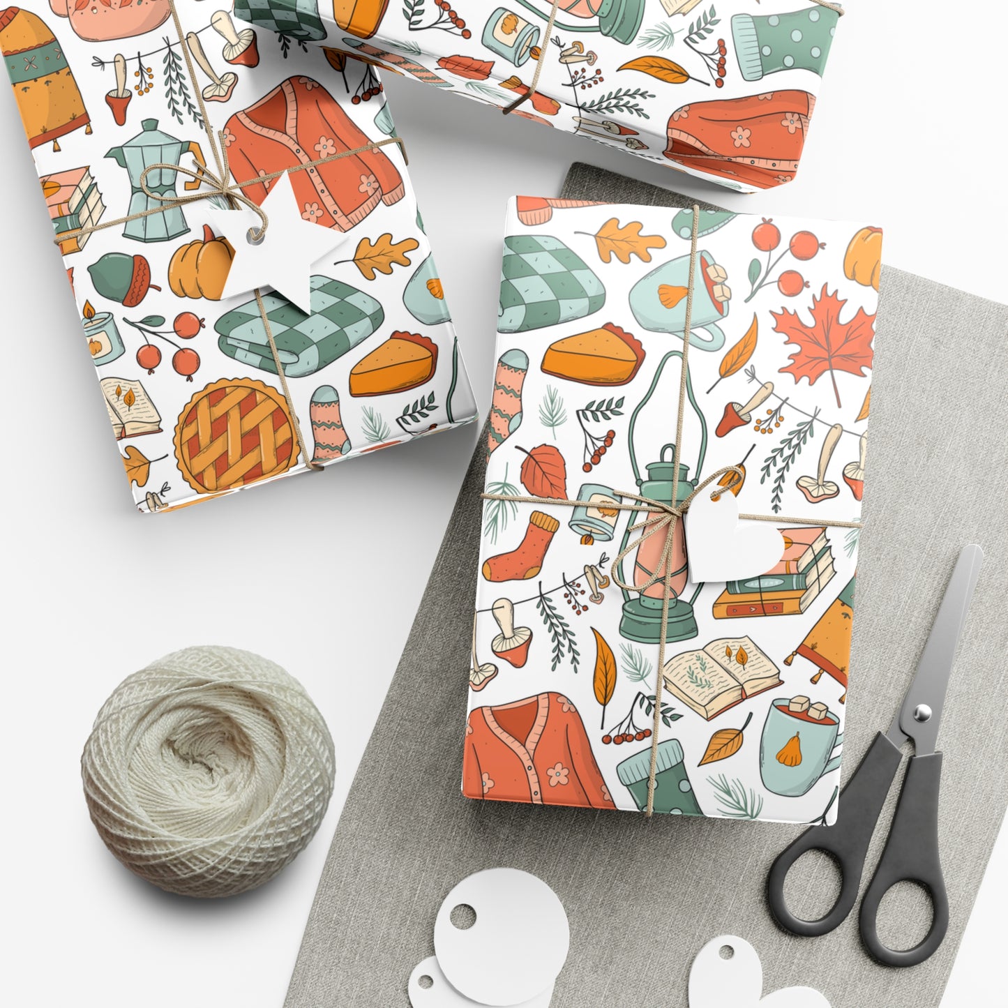 October Vibe - Gift Wrap Papers