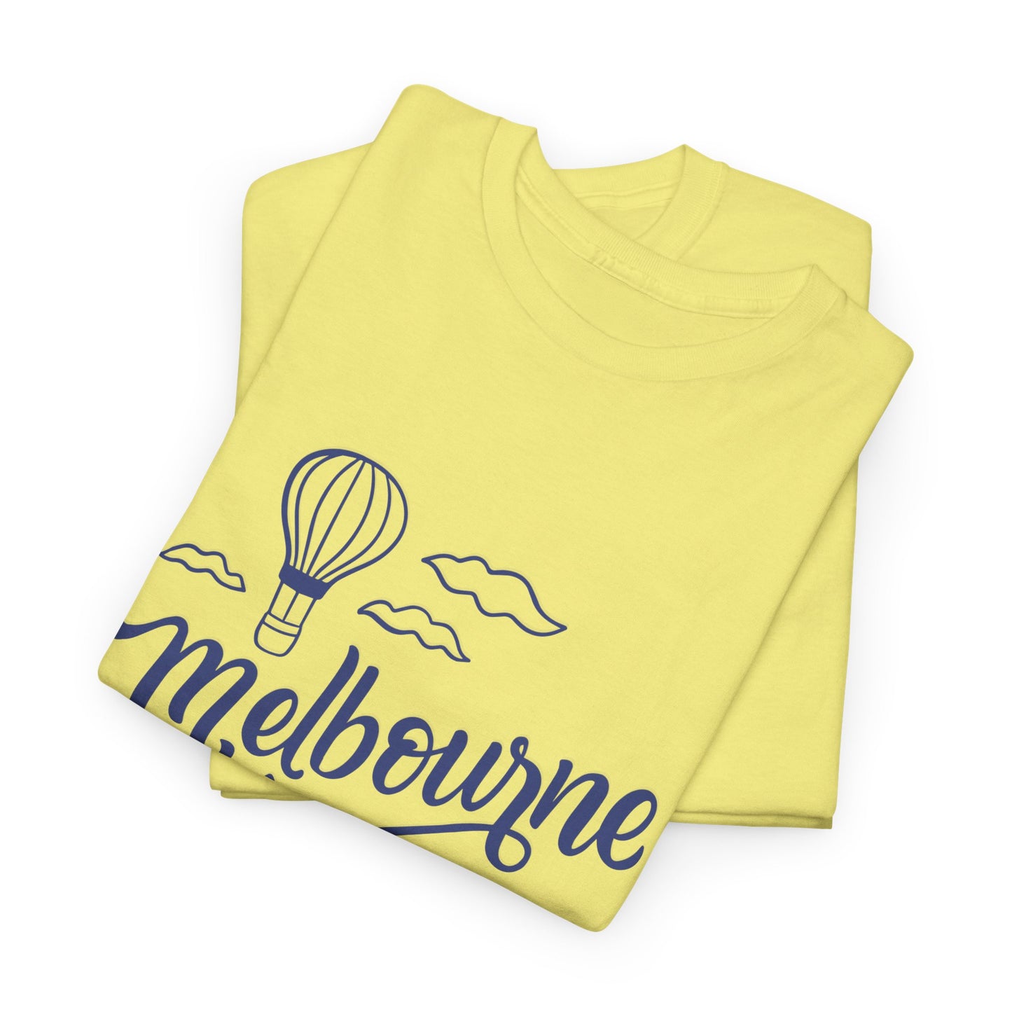 Melbourne Hot Air Balloon Unisex Heavy Cotton Tee - 12142