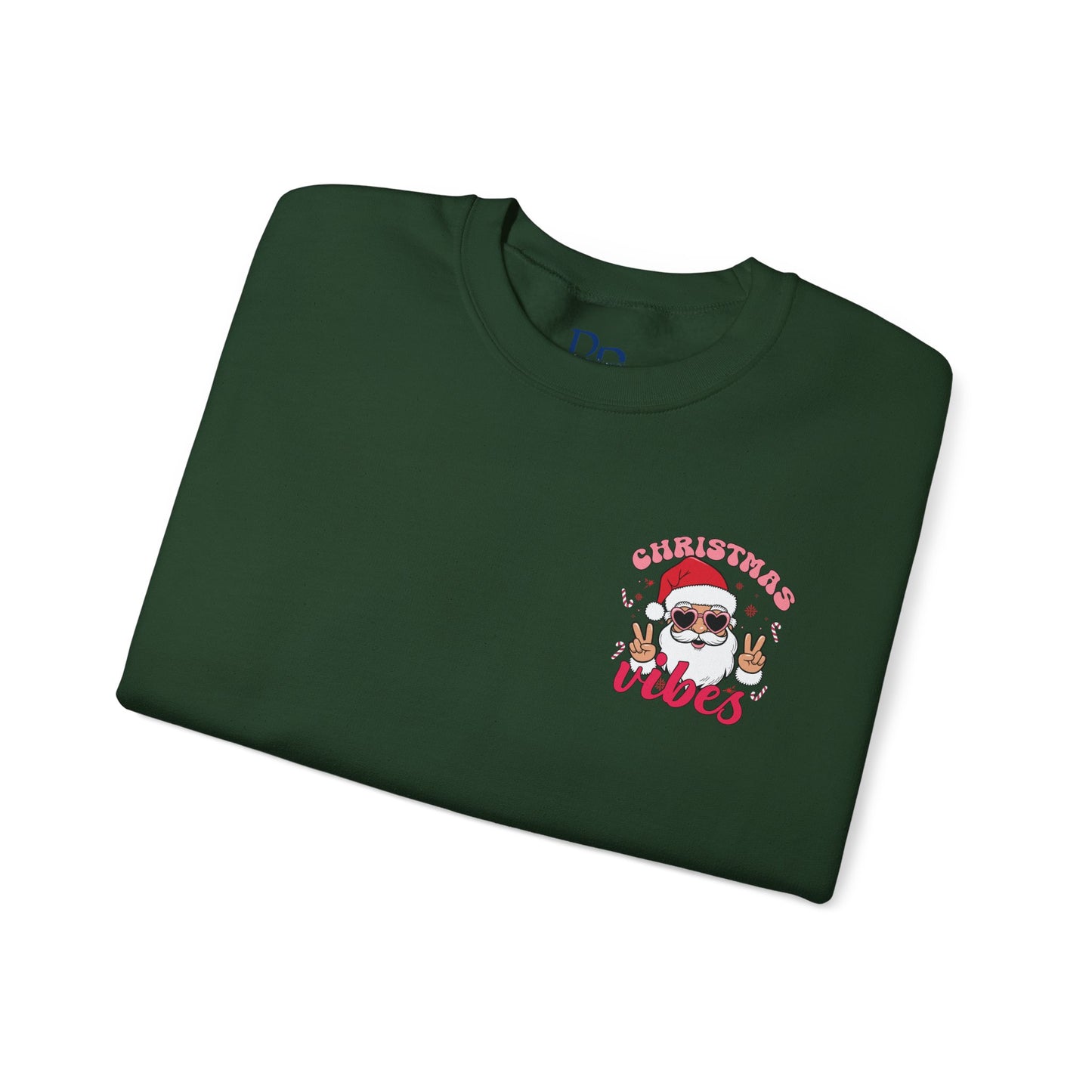 Santa, Christmas Vibes - Unisex Heavy Blend™ Crewneck Sweatshirt - 10171