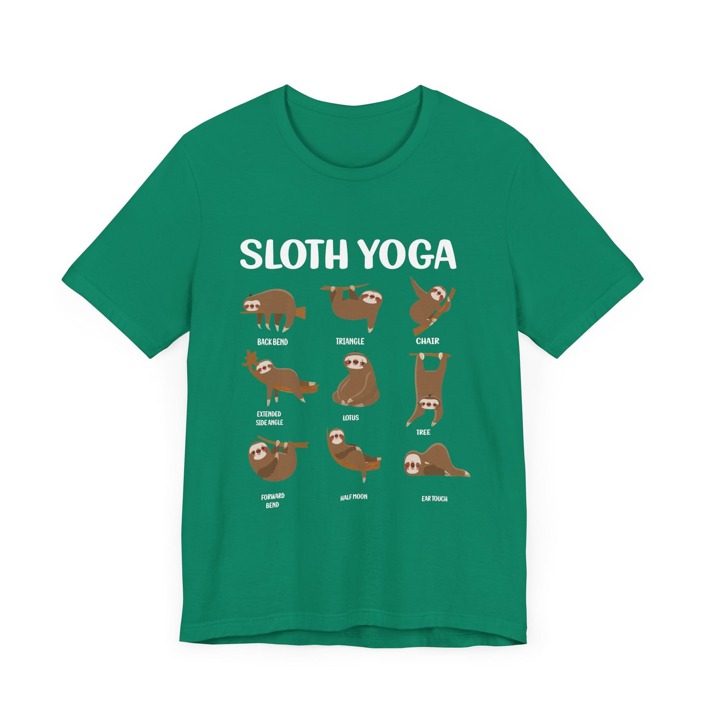 Sloth Yoga - Unisex Jersey Short Sleeve Tee - 12534