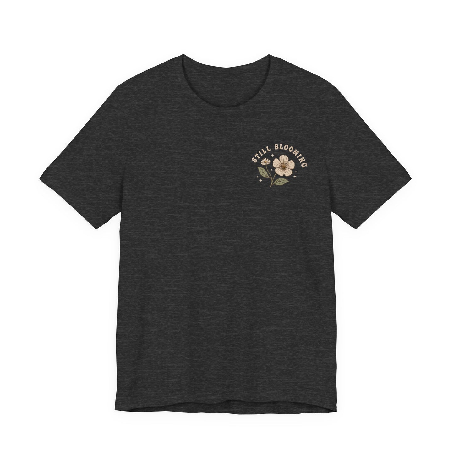 Still Blooming Floral T-Shirt, Retro Botanical Graphic Tee - 14956