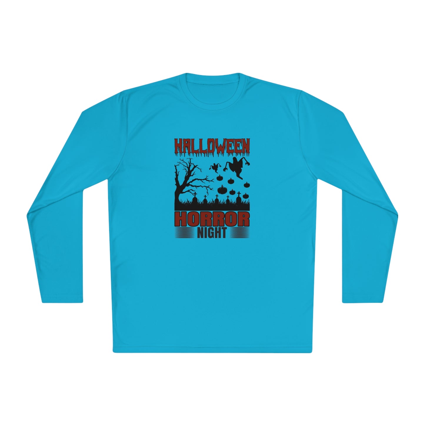 Halloween Horror Night - Unisex Lightweight Long Sleeve Tee