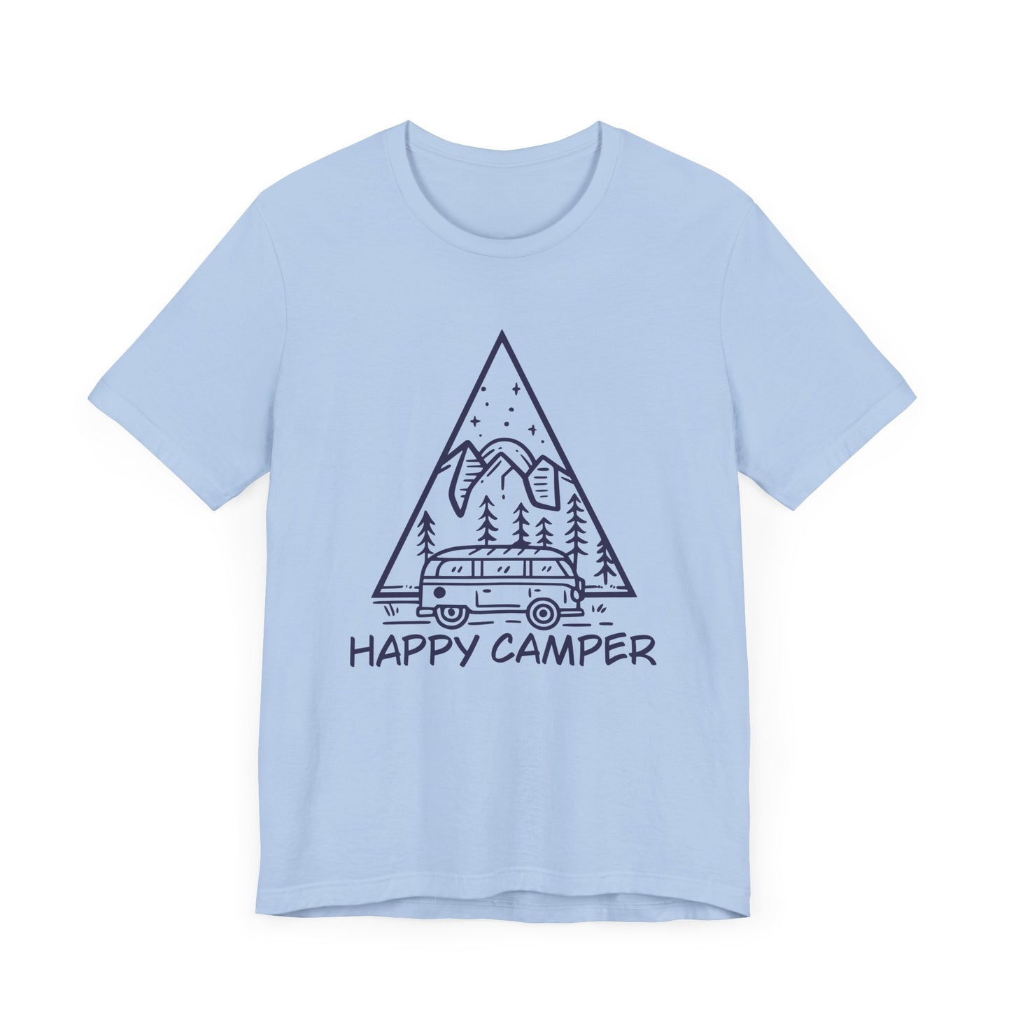 Happy Camper - Unisex Jersey Short Sleeve Tee - 12604