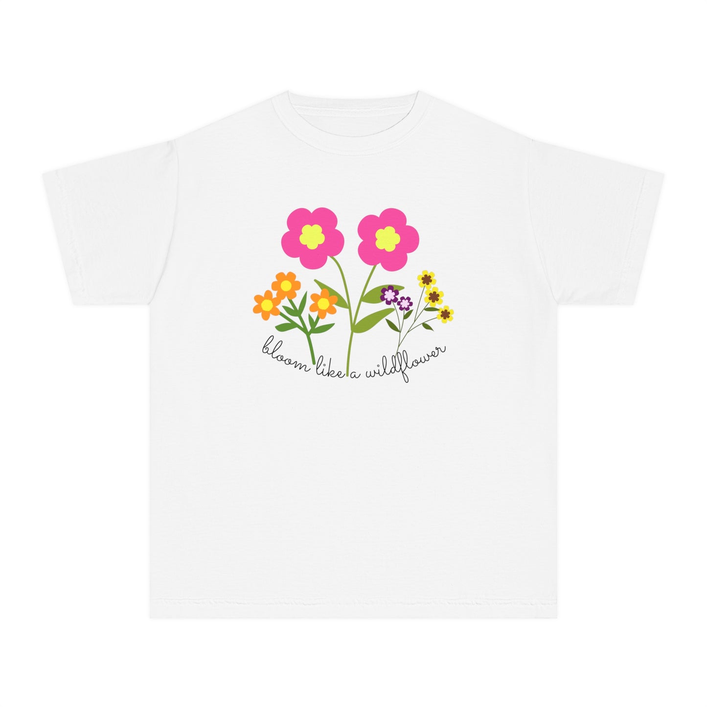 Bloom Like a Wildflower Kid's Tee