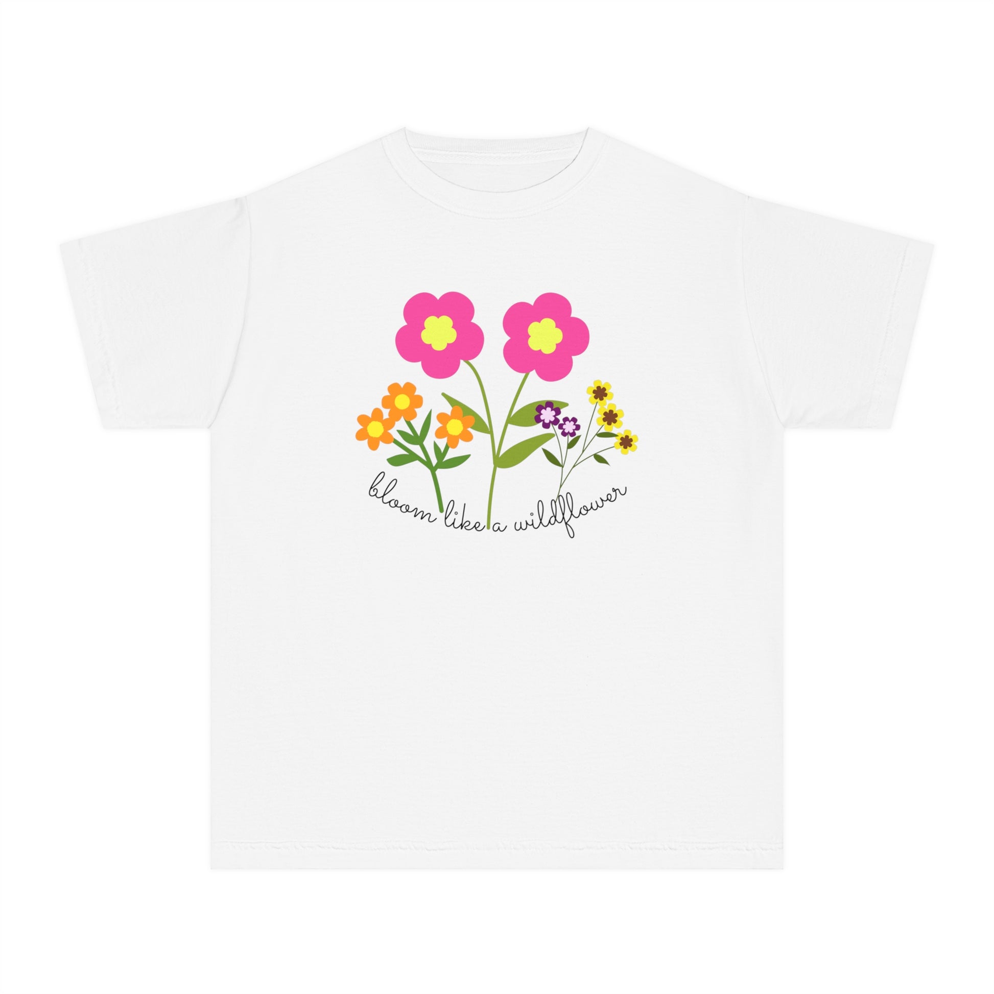 Bloom Like a Wildflower Kid's Tee