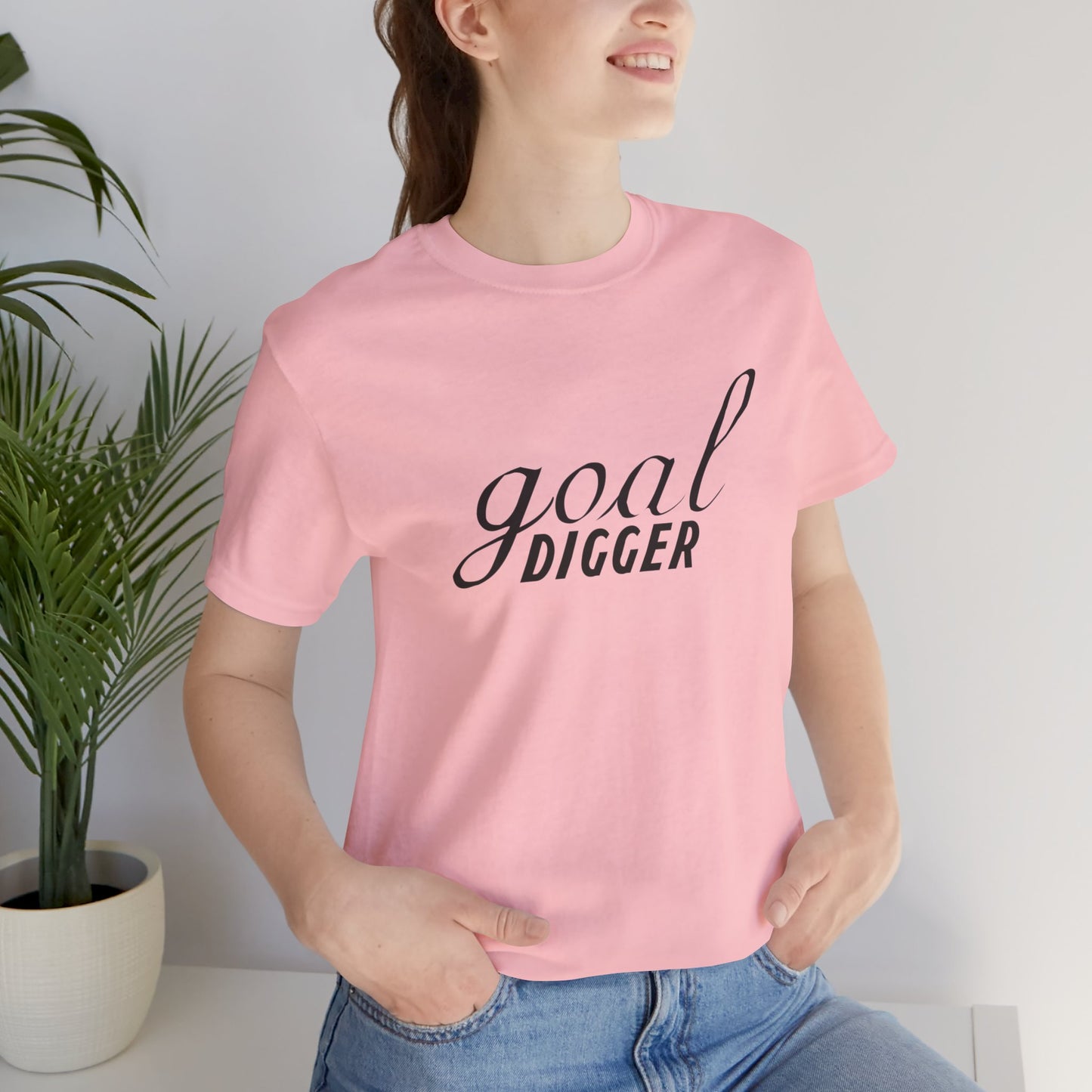 Motivational: Goal Digger - Unisex Jersey Short Sleeve Tee