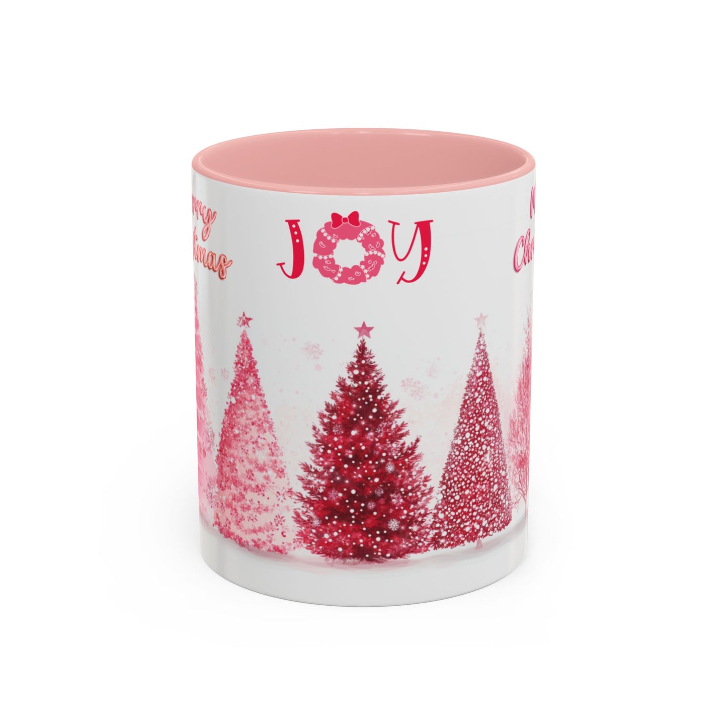 Pink Christmas - Accent Coffee Mug (11, 15oz)