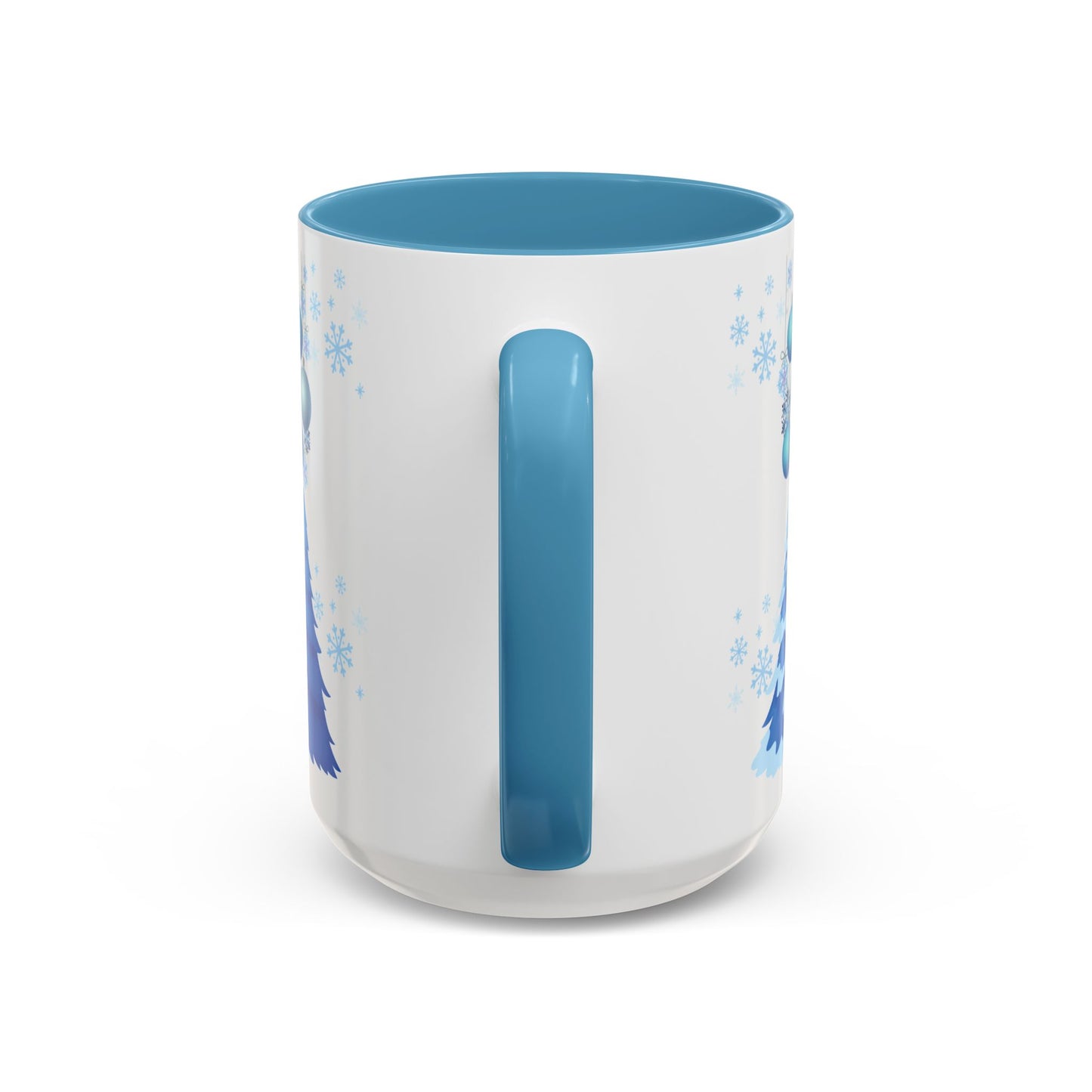 Blue Christmas - Accent Coffee Mug (11, 15oz)