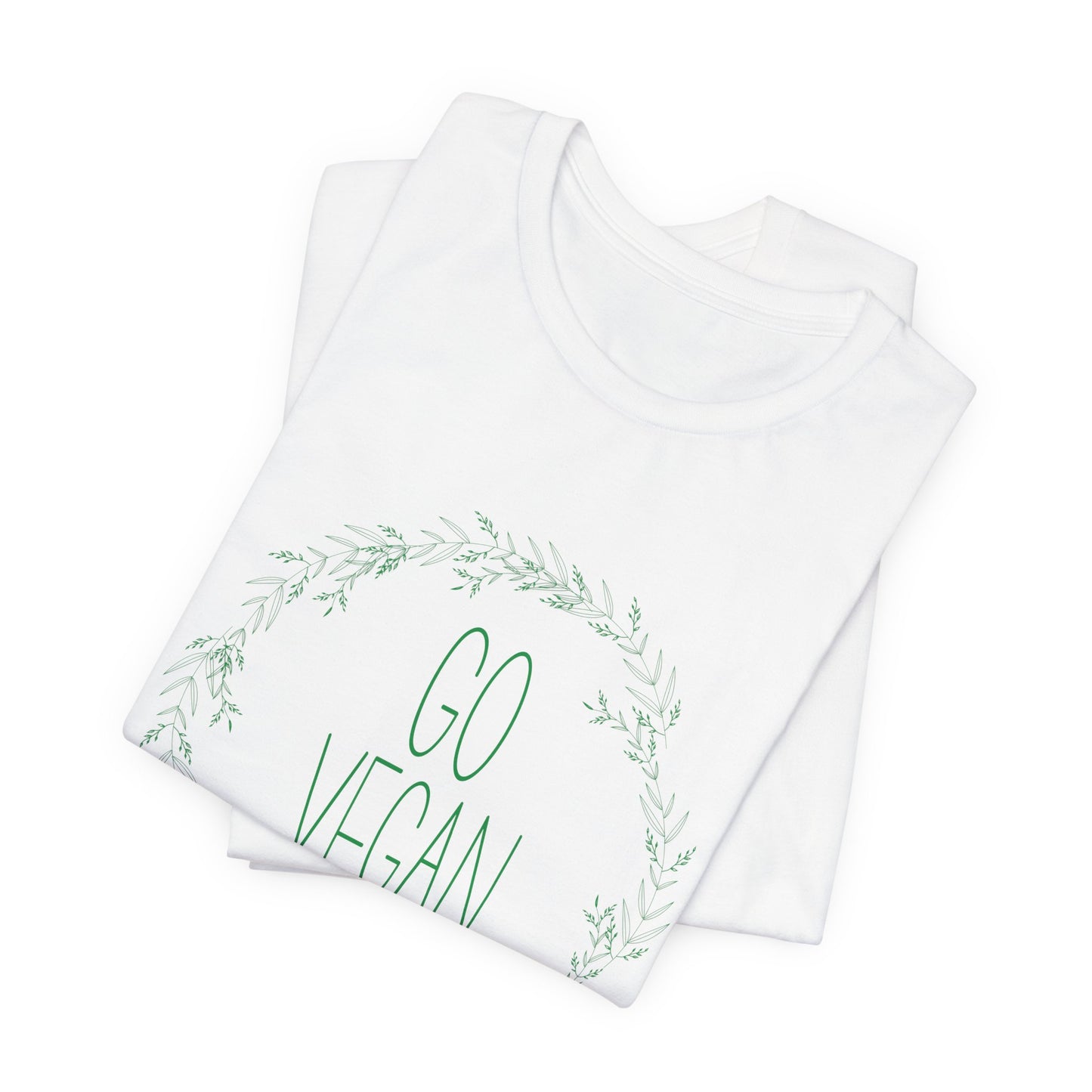 Go Vegan - Unisex Jersey Short Sleeve Tee