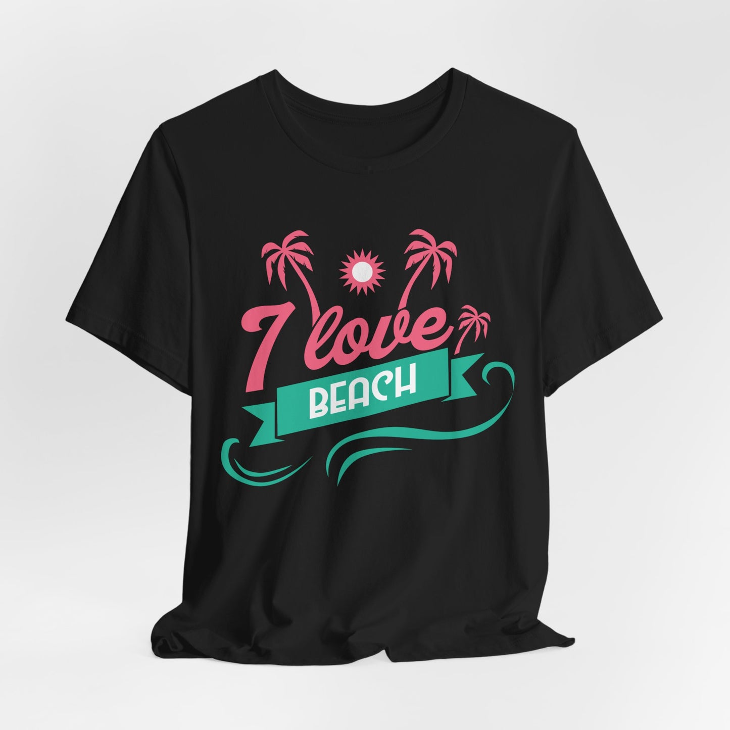 I Love Beach - Unisex Jersey Short Sleeve Tee