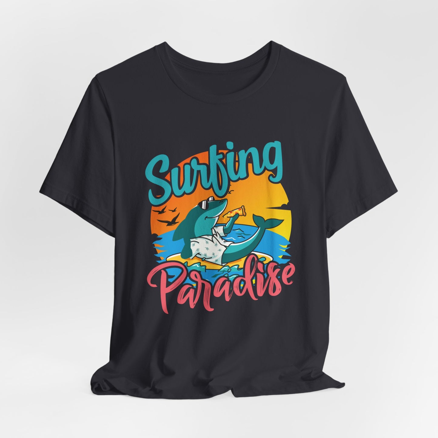 Surfing Paradise - Unisex Jersey Short Sleeve Tee - 13092