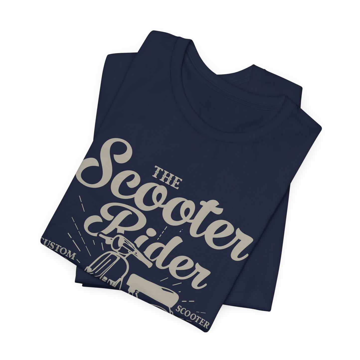 The Scooter Rider - Unisex Jersey Short Sleeve Tee - 13311
