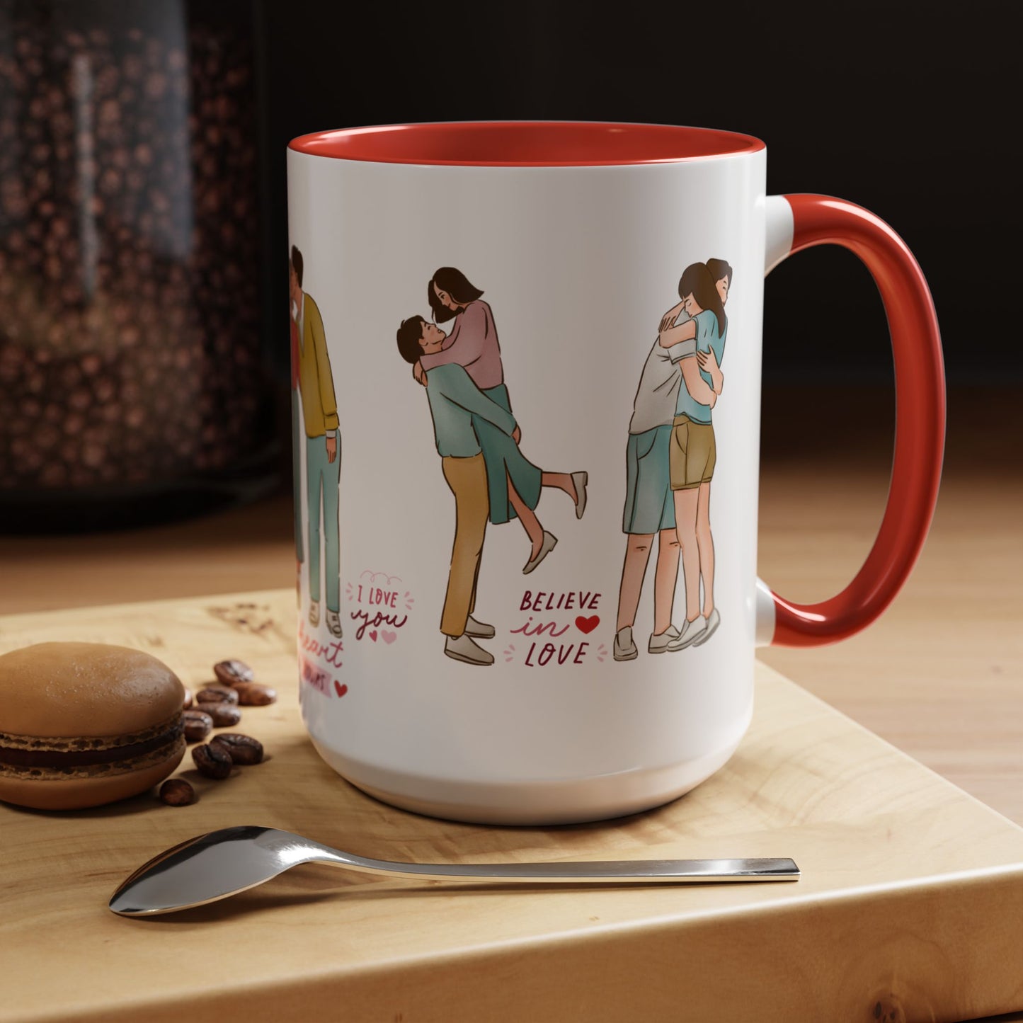 My Heart is Yours - Accent Coffee Mug (11, 15oz) - 11576