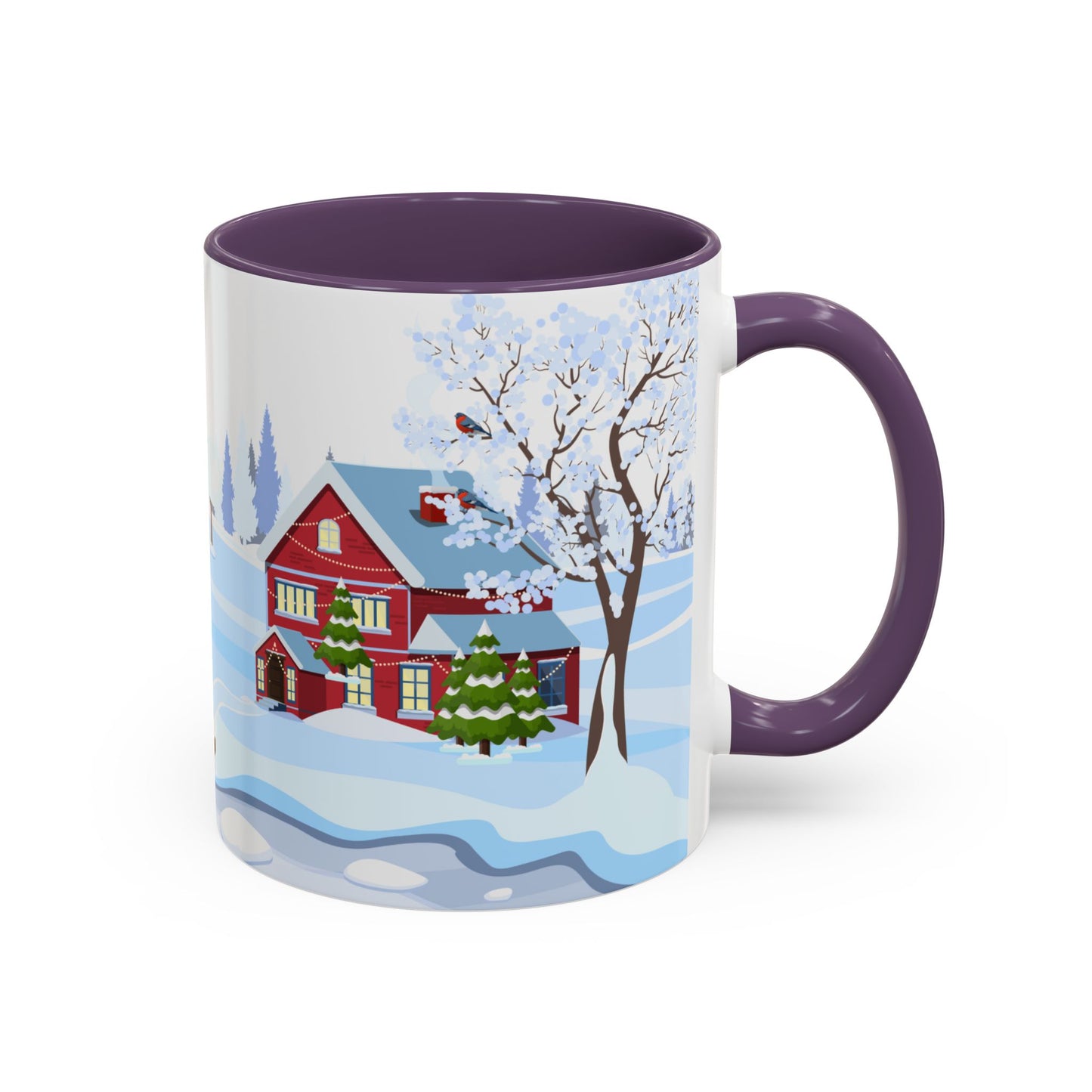 Winter Day Outside - Accent Coffee Mug (11, 15oz) - 10453