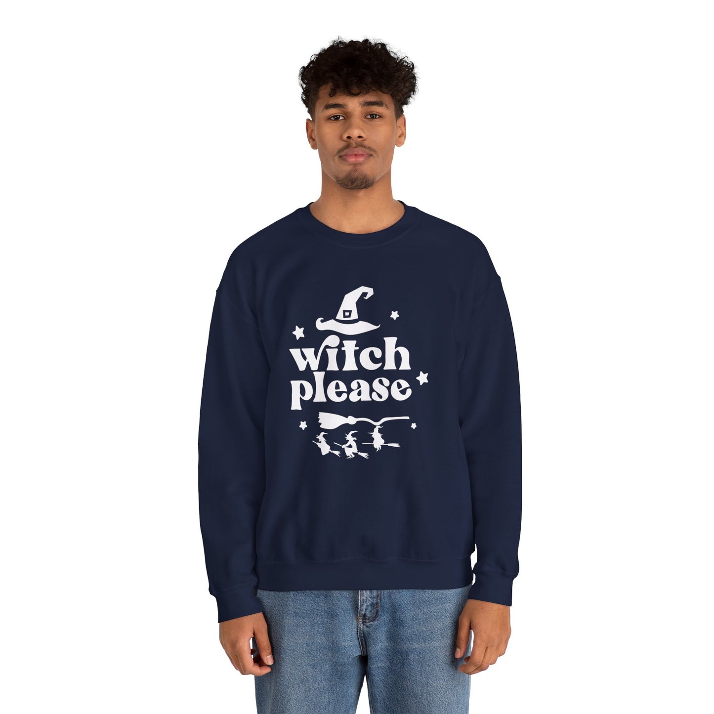 Witch, Please - Unisex Heavy Blend™ Crewneck Sweatshirt