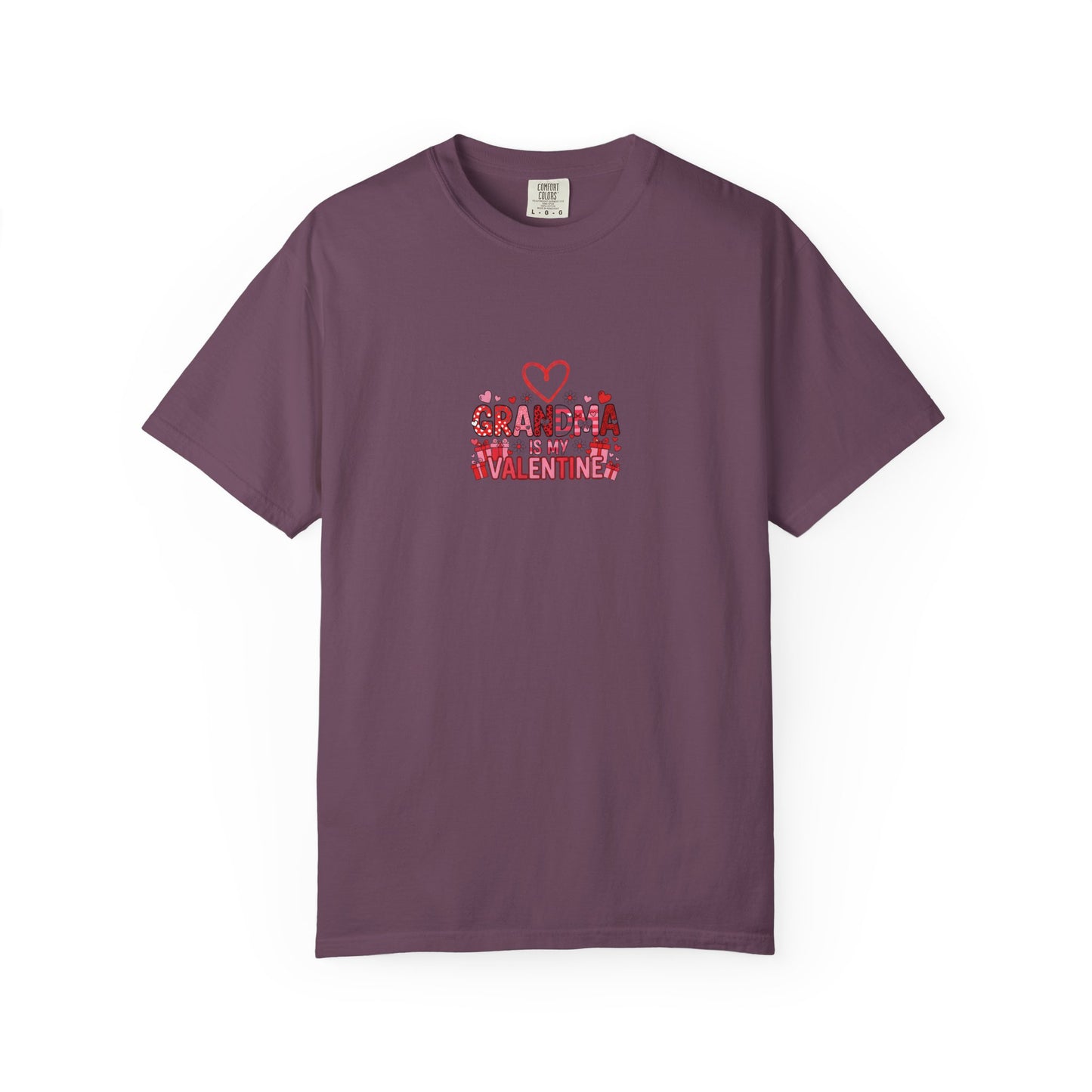 Grandma Is My Valentine – Cute Valentine Graphic T-Shirt  - 14735