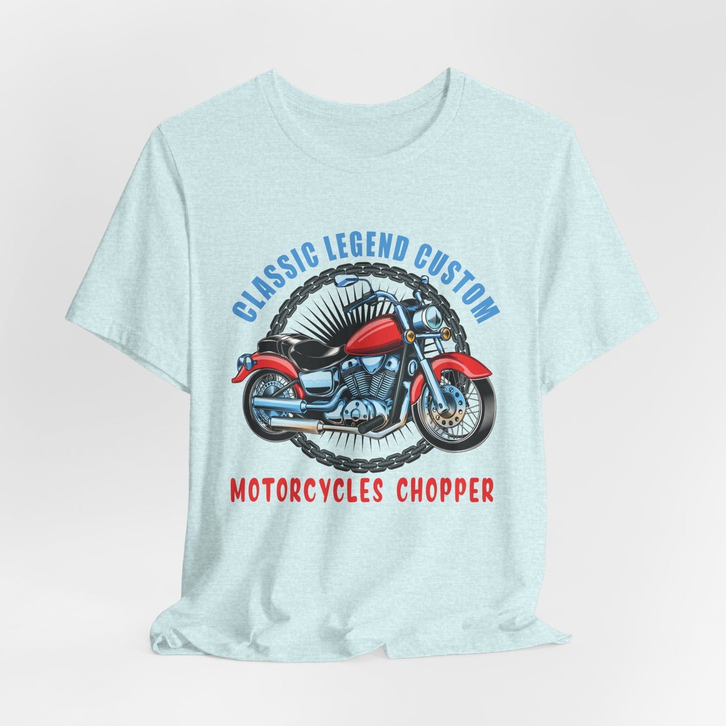 Classic Legend Custom, Motorcycle Chopper - Unisex Jersey Short Sleeve Tee - 13556