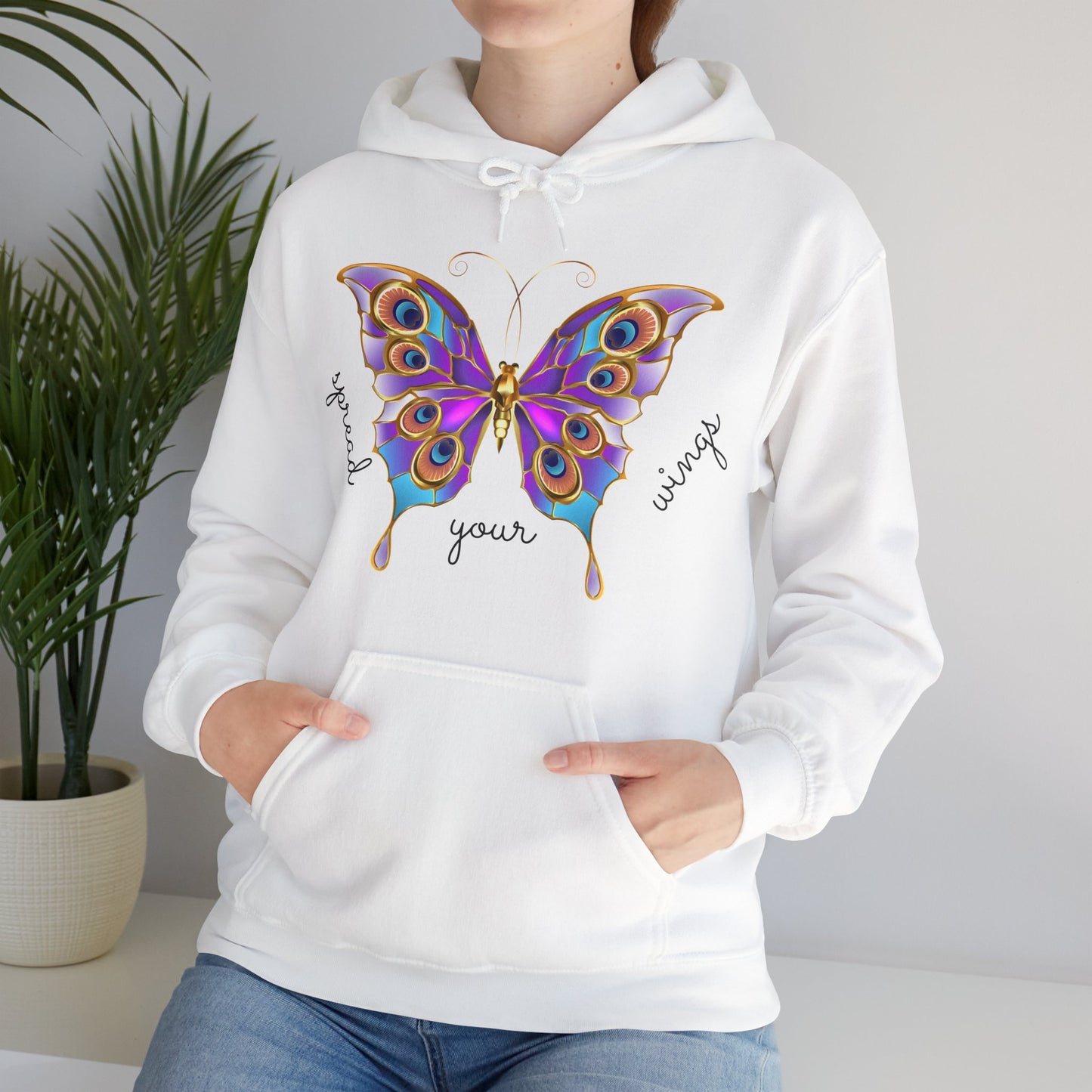 Butterfly Unisex Heavy Blend™ Hooded Sweatshirt