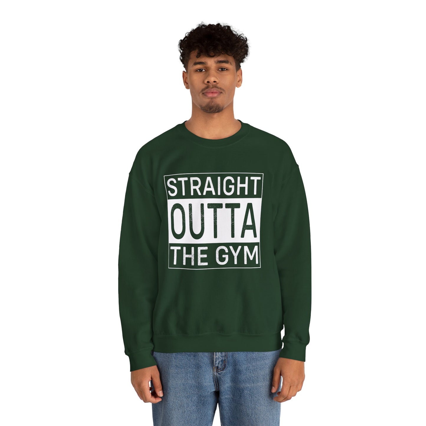 Straight Outta The Gym - Unisex Heavy Blend™ Crewneck Sweatshirt