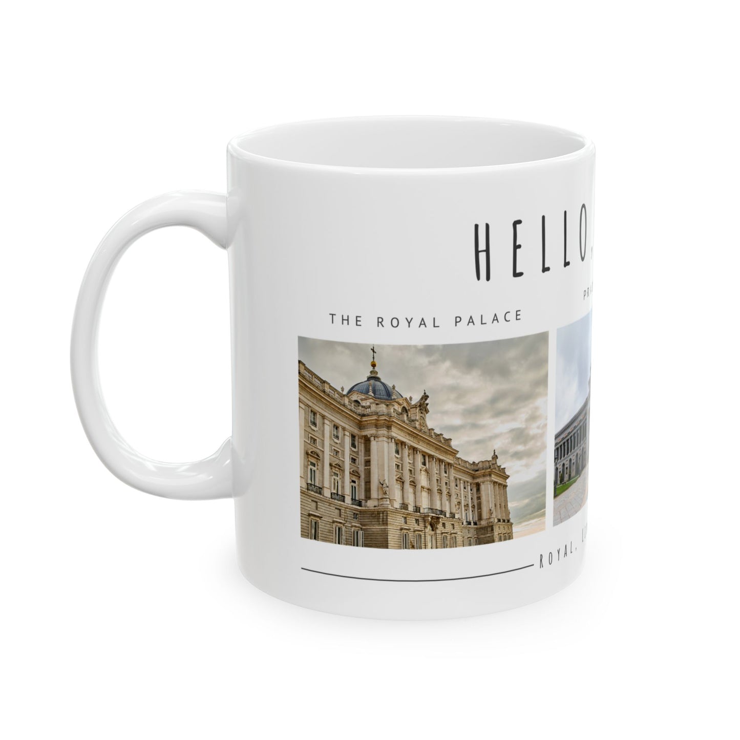 Hello Madrid Ceramic Mug - 11oz & 15oz - Perfect for Travel Lovers - 12027