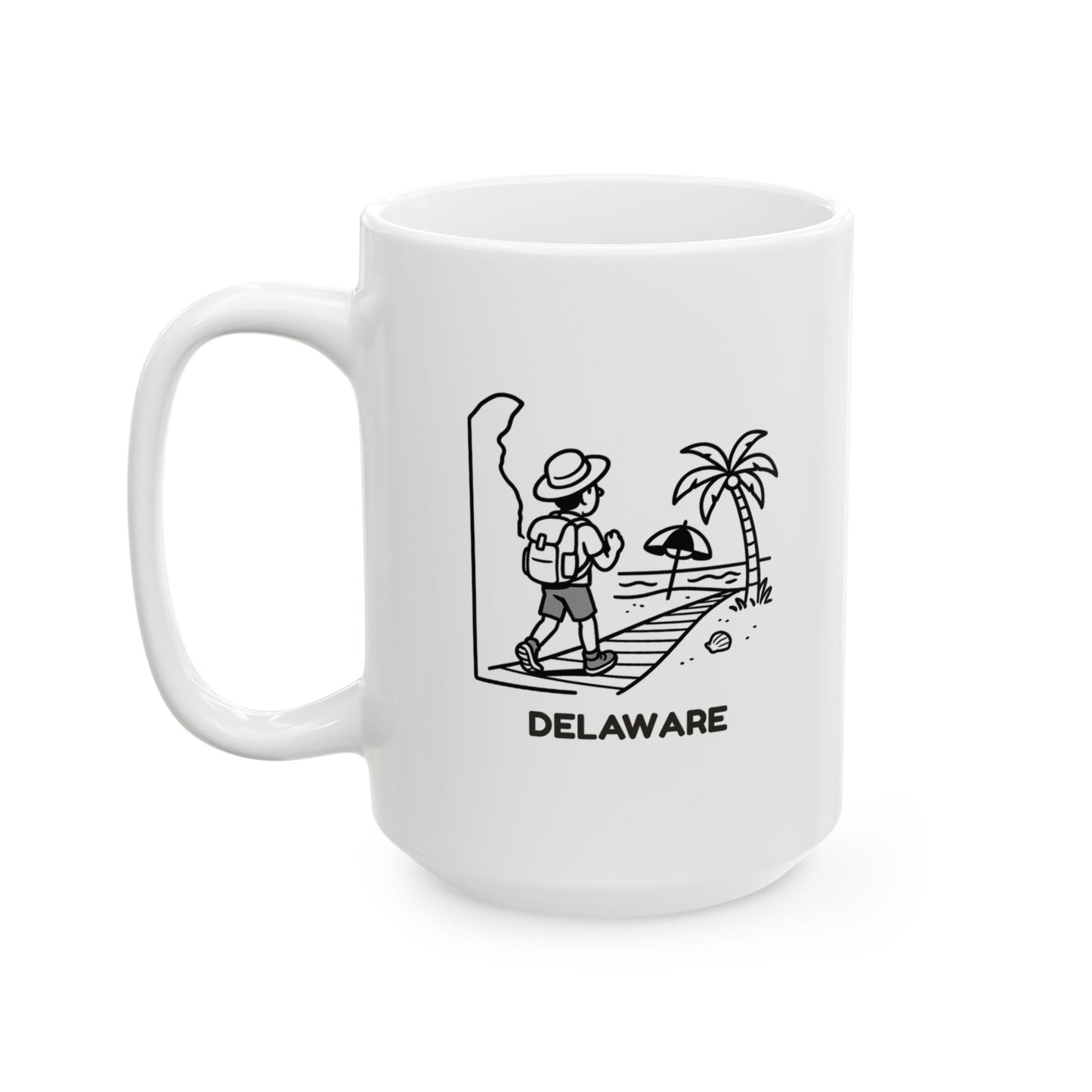"In Delaware, we’re always just a few steps away from the next best beach." Ceramic Mug - 14178