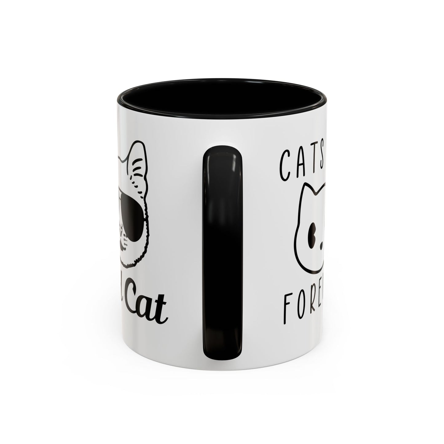 Best Ever Cat Mama - Accent Coffee Mug (11, 15oz)