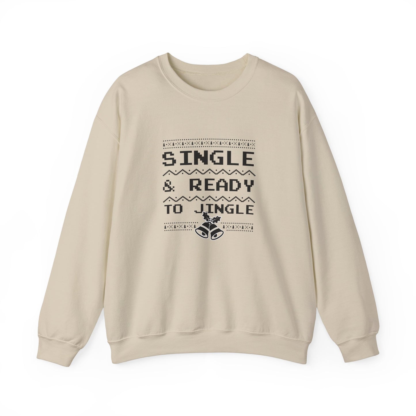 Single and Ready to Jingle - Unisex Heavy Blend™ Crewneck Sweatshirt