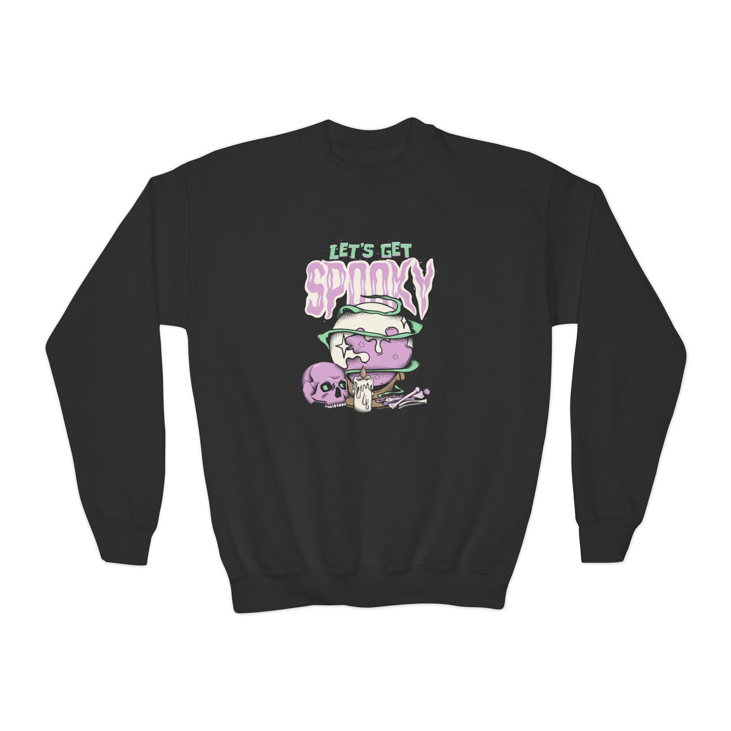 Let's Get Spooky - Youth Crewneck Sweatshirt