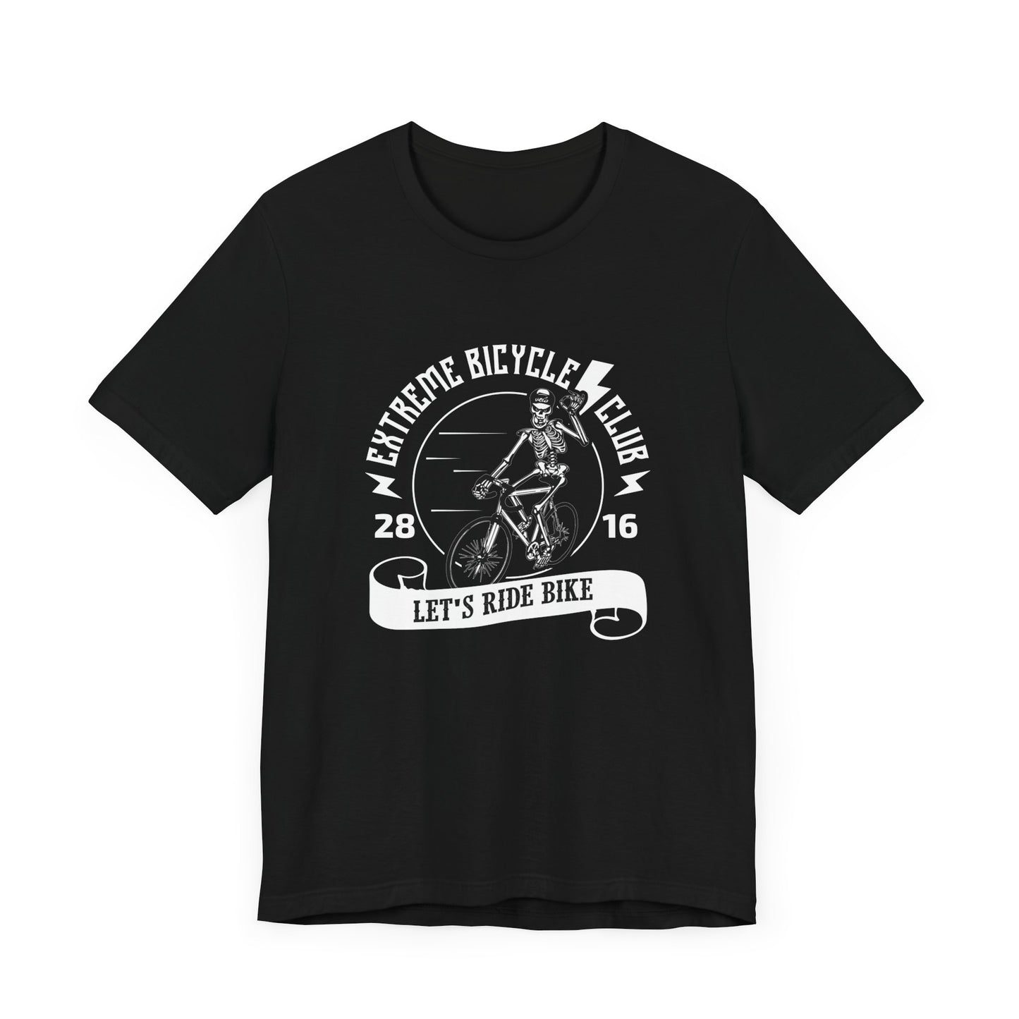 Extreme Bicycle Club, Let's Ride Bike - Unisex Jersey Short Sleeve Tee